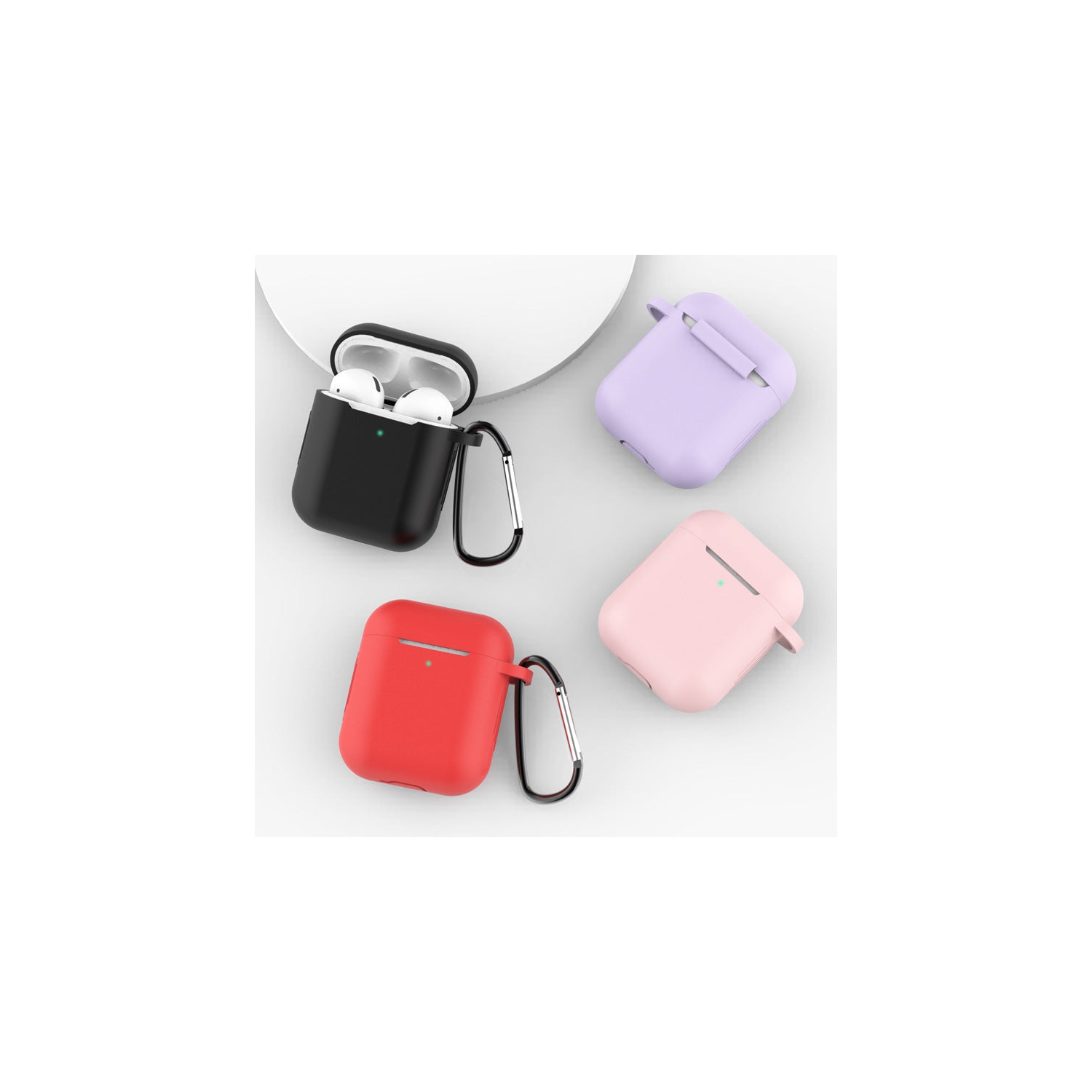 PANDACO Forest Green Soft Case for AirPods Charging Case