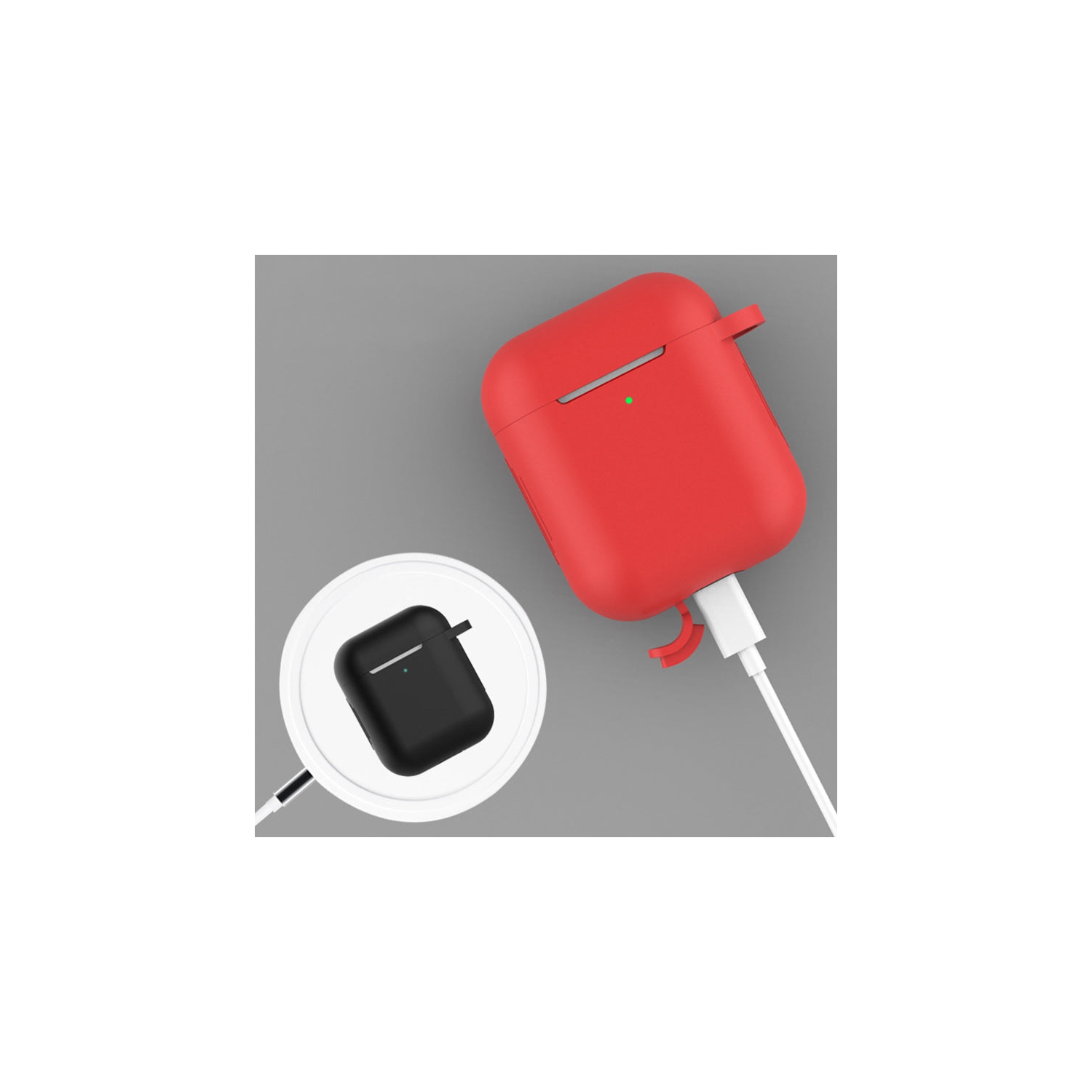 PANDACO Forest Green Soft Case for AirPods Charging Case