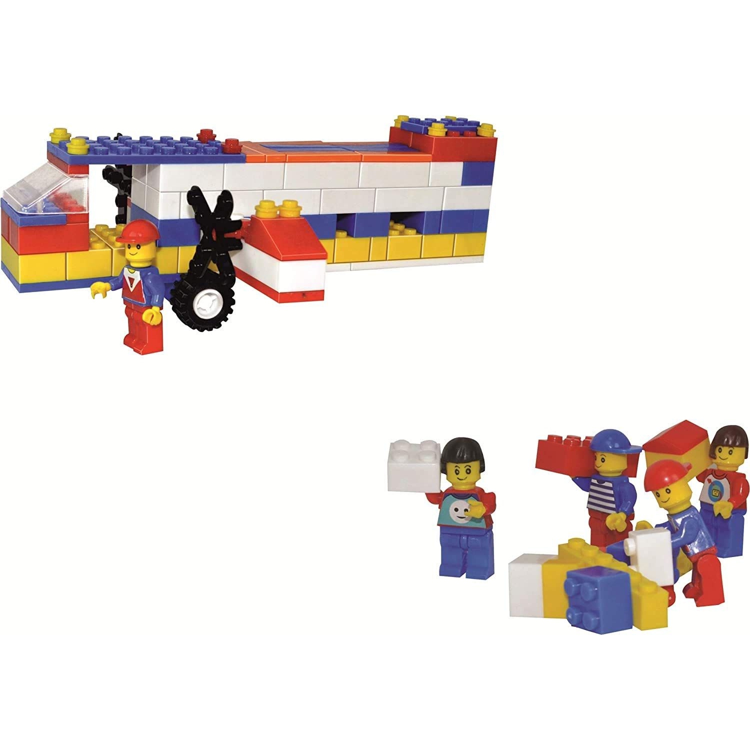 Jumbo Architect Building Blocks Toy Grand ensemble de briques de construction pour enfants, garçons et filles