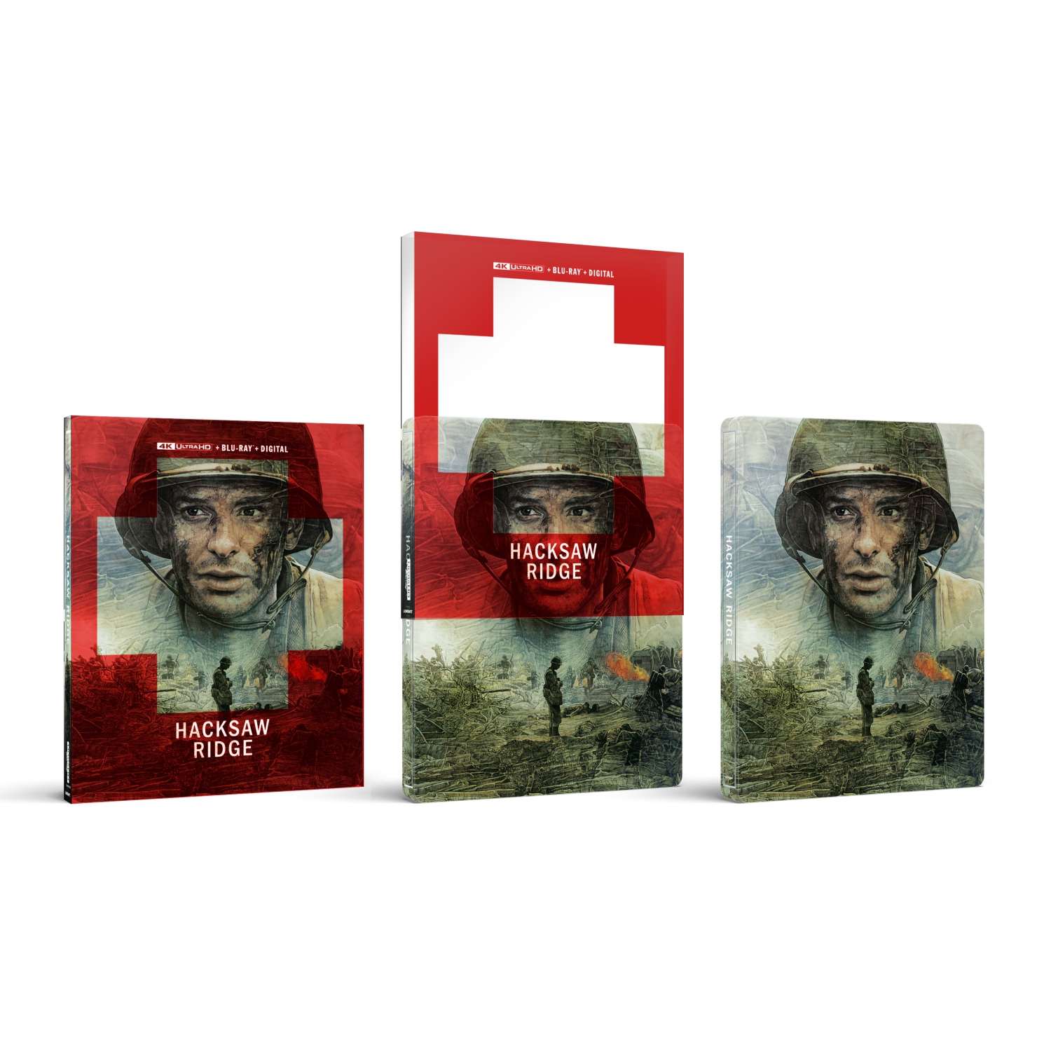 Hacksaw Ridge [SteelBook] [comprend une copie numérique] [Blu-ray/Blu-ray Ultra HD 4K] [Exclusivité Best&nbsp;Buy] [2016]