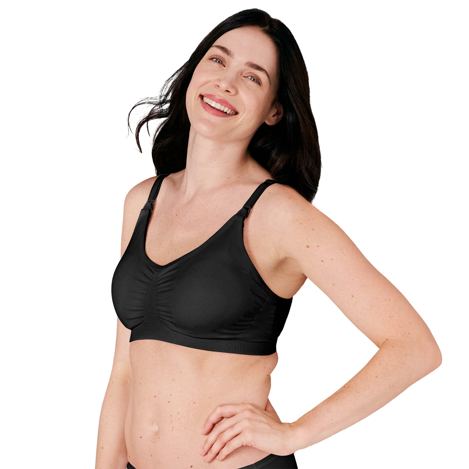 Soutien-gorge d'allaitement/pour tire-lait 3-en-1 de Medela - Moyen - Noir