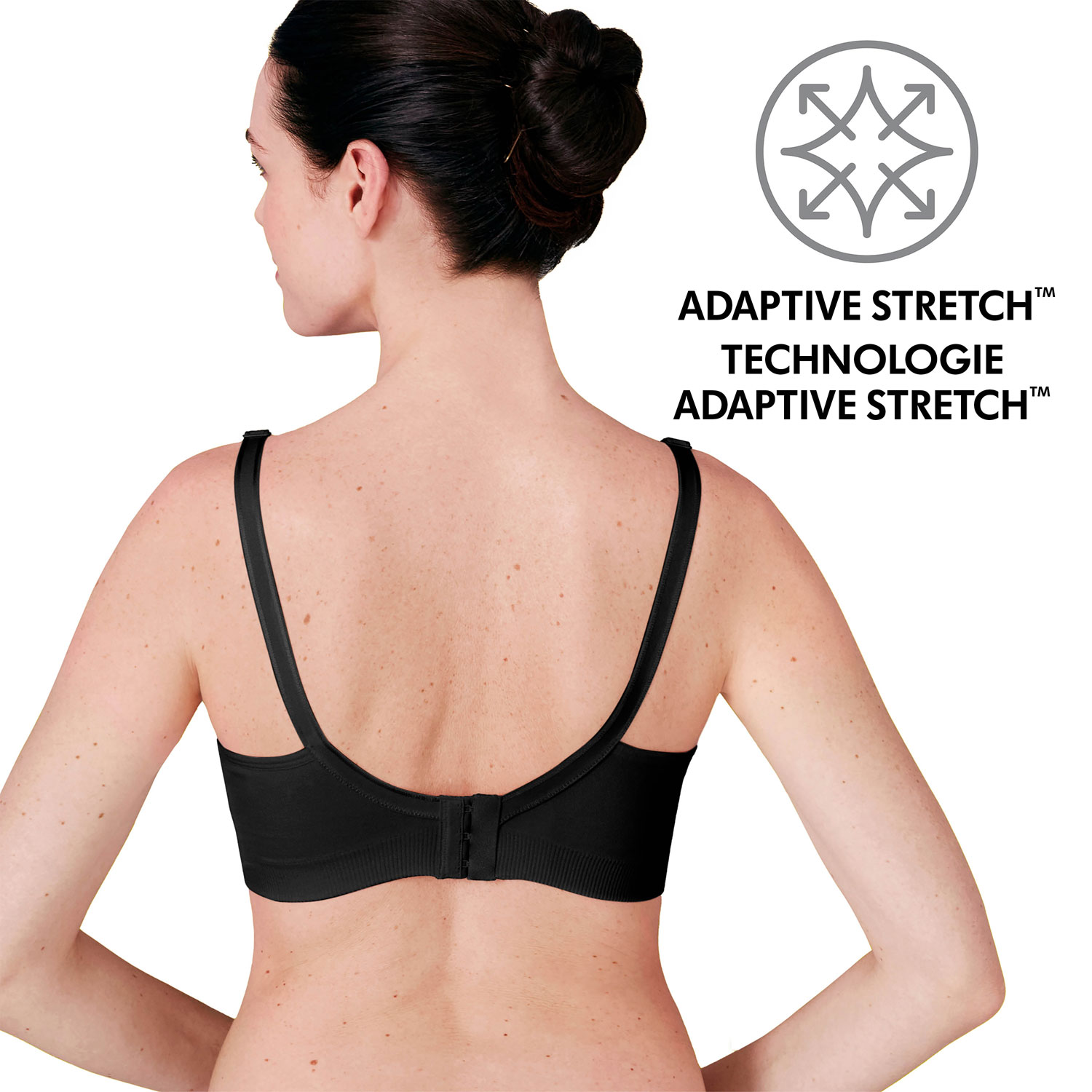 Soutien-gorge d'allaitement/pour tire-lait 3-en-1 de Medela - Moyen - Noir