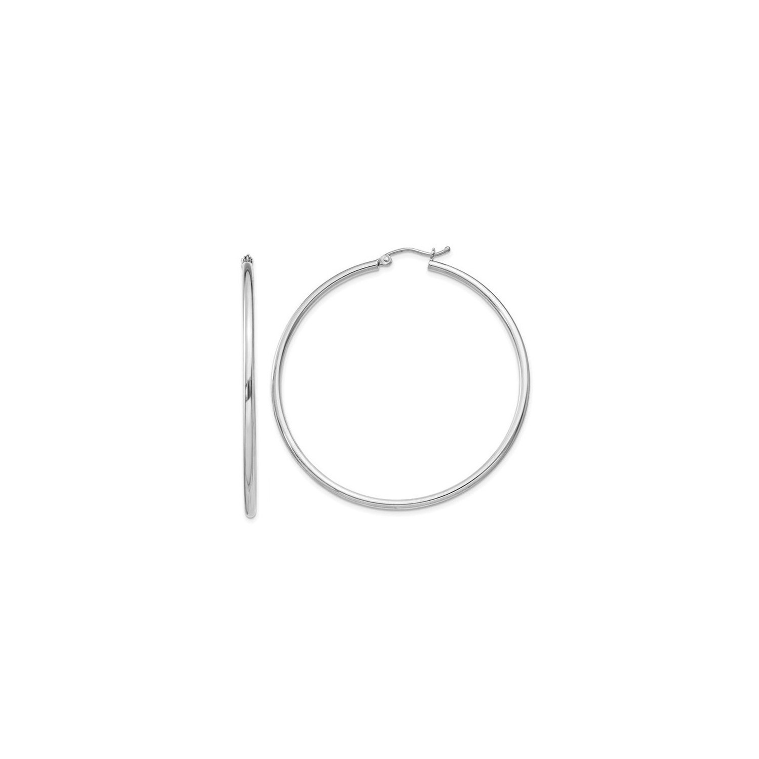 Grandes boucles d'oreilles en argent sterling 2 pouces