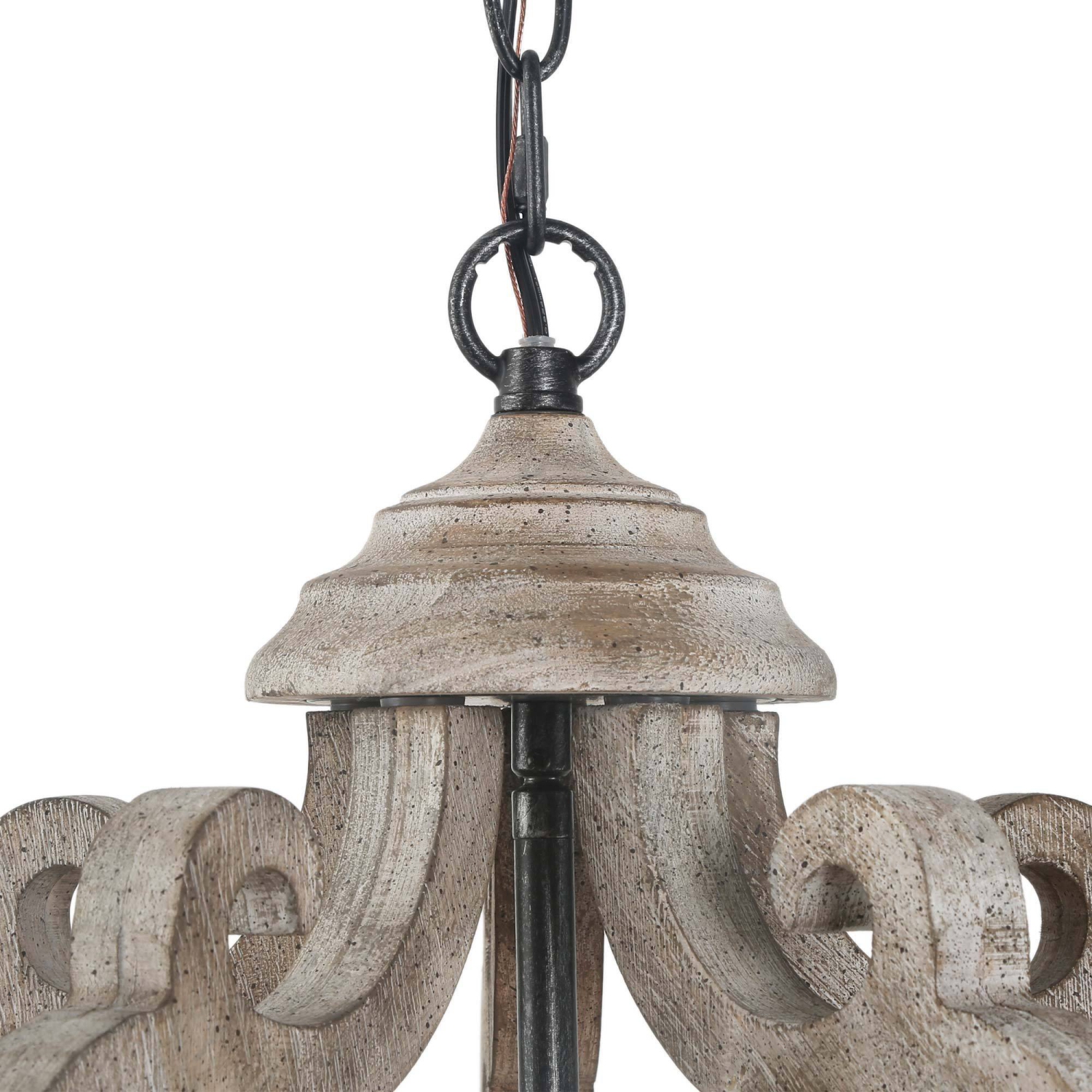 Farmhouse 3-Light Candelabra Chandelier