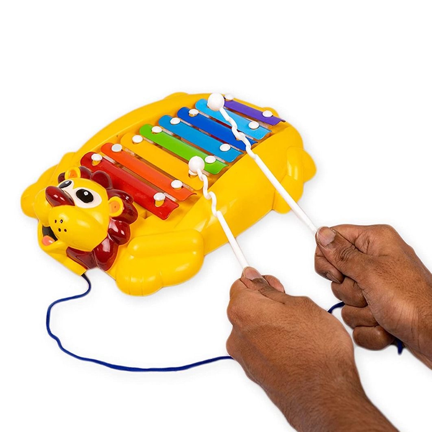 Lion Xylophone Musical Instruments Rainbow-Colored Toy