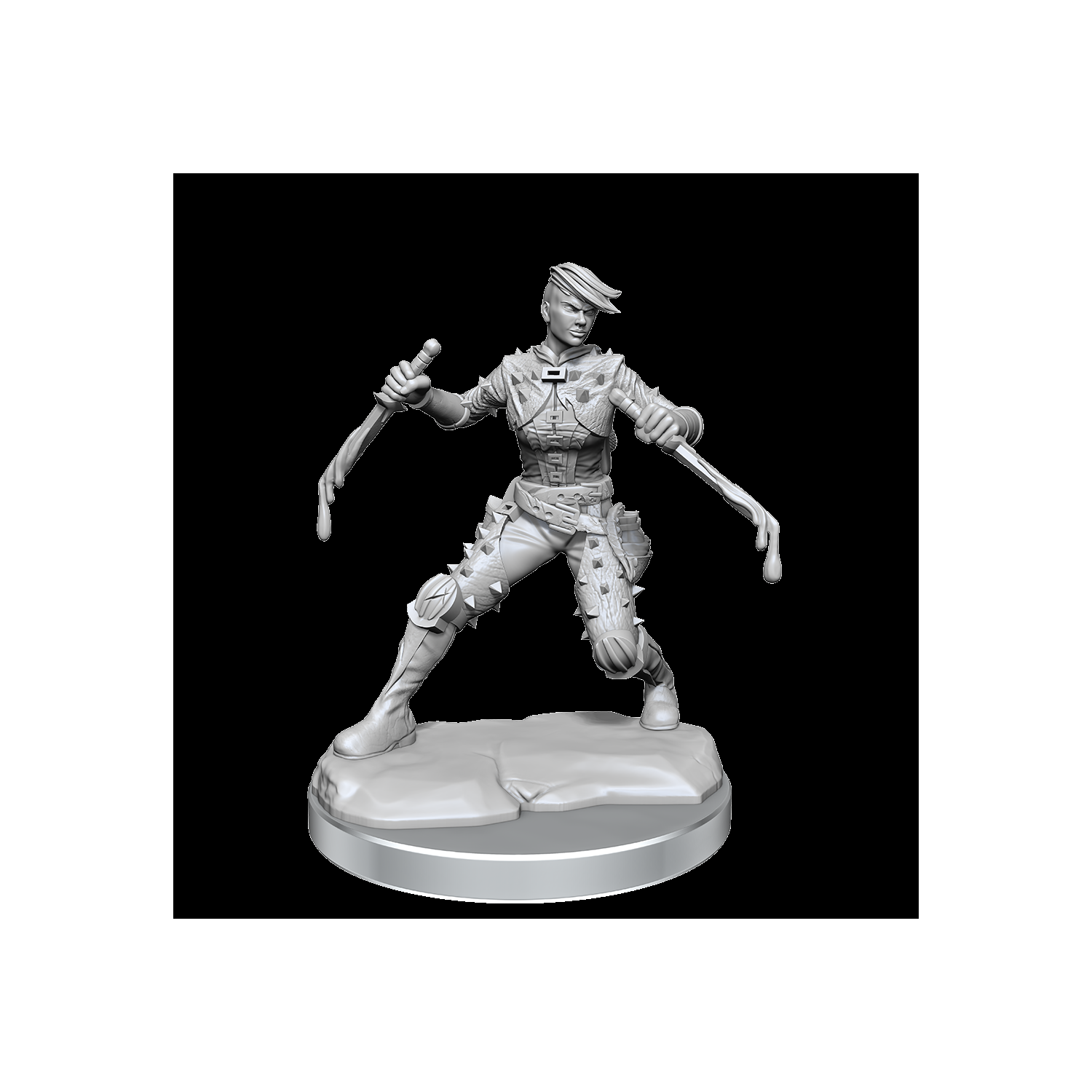 WizKids Games Dungeons & Dragons Frameworks Unpainted Miniatures: Human Rogue (Female) (SALE)