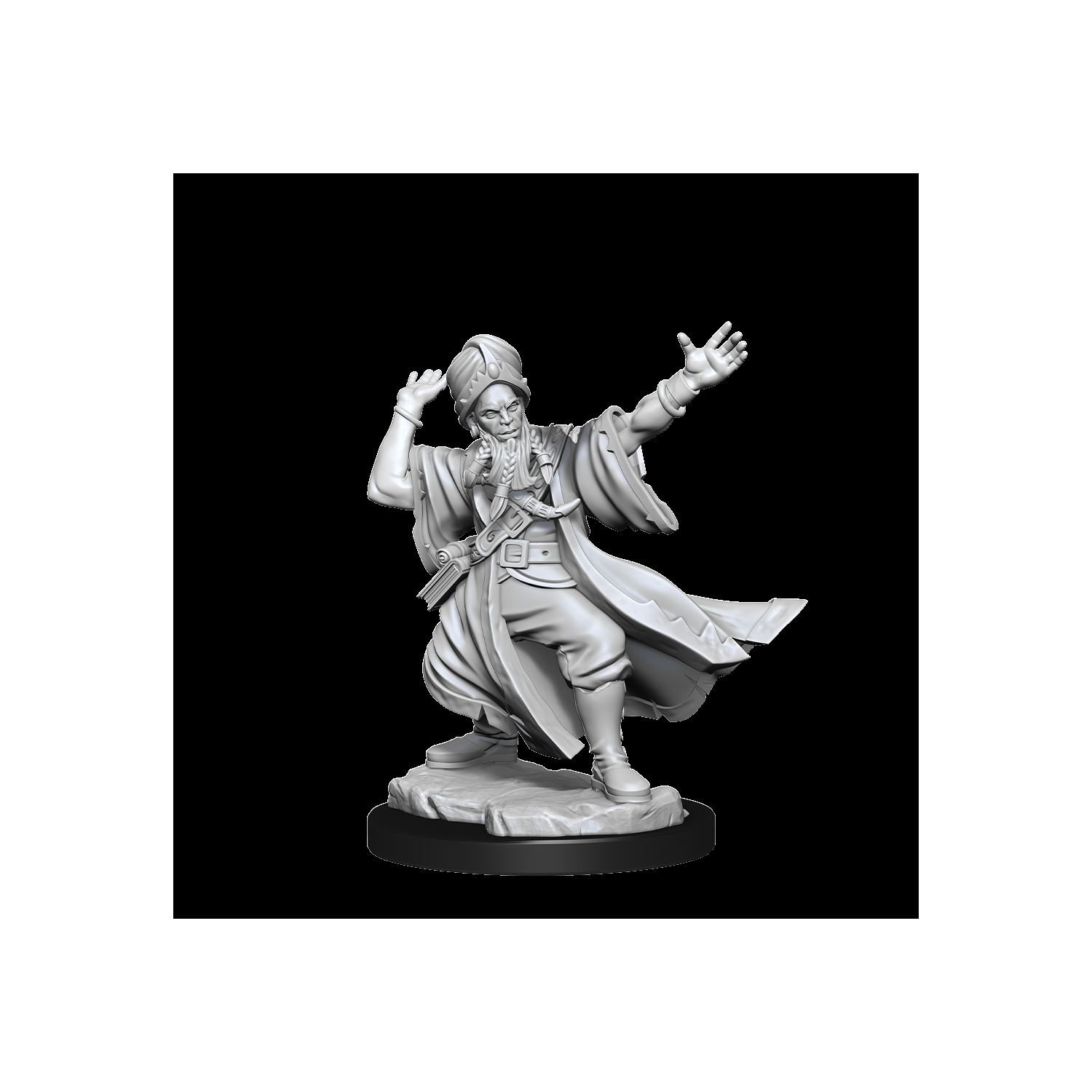 WizKids Games Dungeons & Dragons Frameworks Unpainted Miniatures: Human Wizard (SALE)