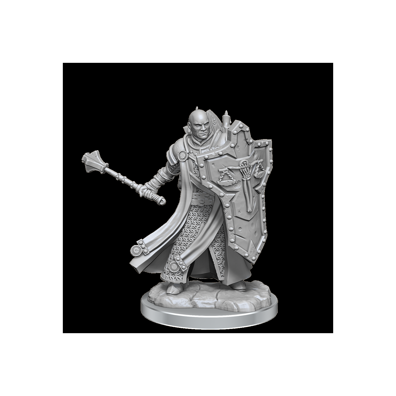 Dungeons & Dragons Frameworks Unpainted Miniatures: Human Cleric (Male)