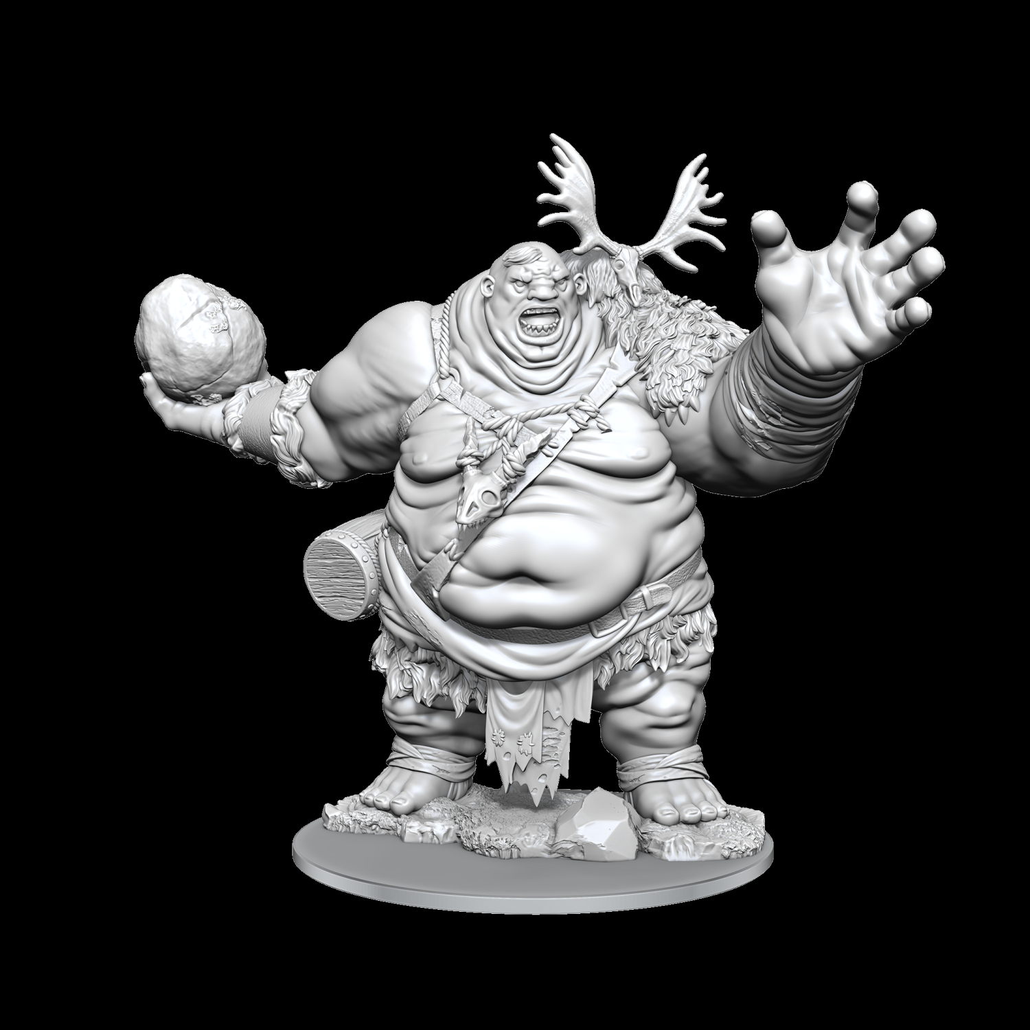 Dungeons & Dragons Frameworks Unpainted Miniatures: Hill Giant