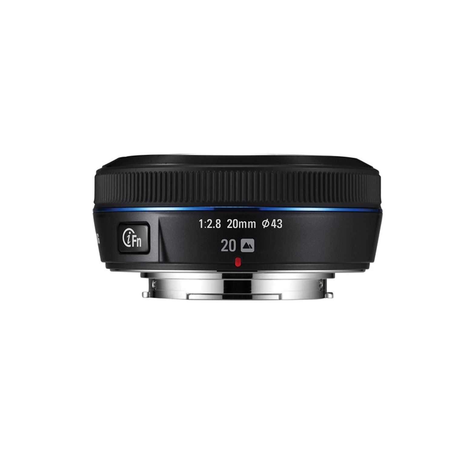 SAMSUNG 20MM F.8 PANCAKE LENS F/ NX Black - Kit with 128GB Memory Card
