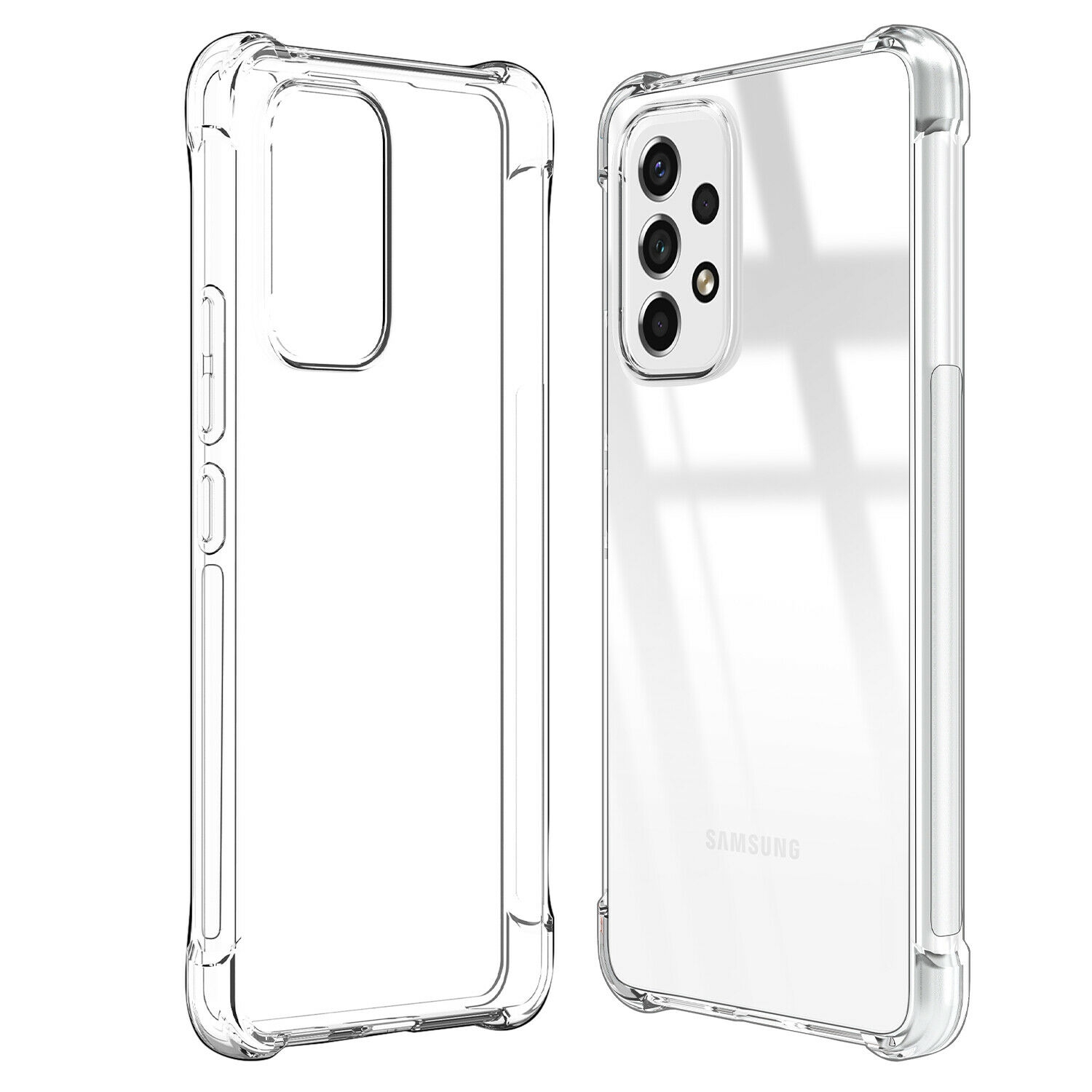 【CSmart】 Thin TPU Silicone Jelly Bumper Soft Case Back Cover for Samsung Galaxy A33 5G (2022), Clear