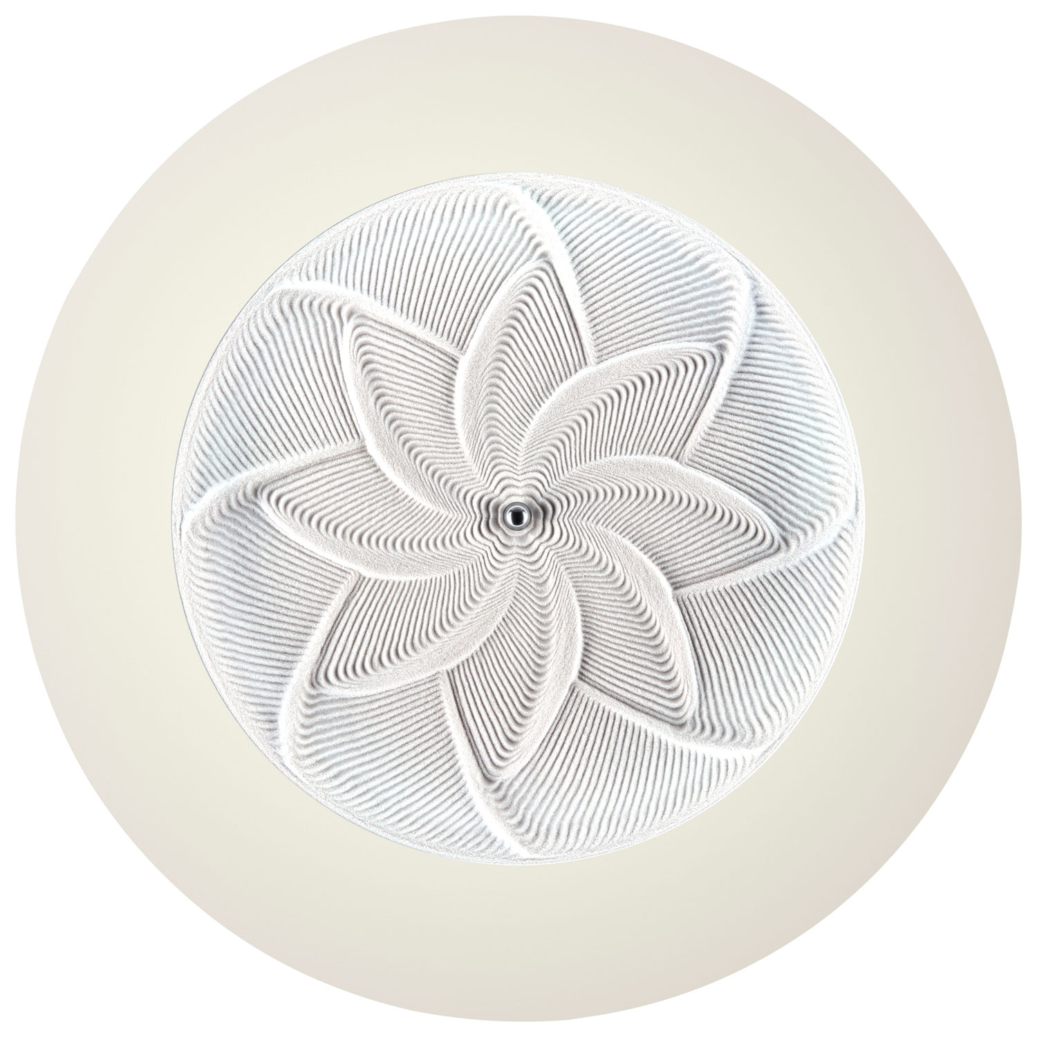 Table de sable cinétique de 21 po Drift Sandscape de HoMedics - Crème