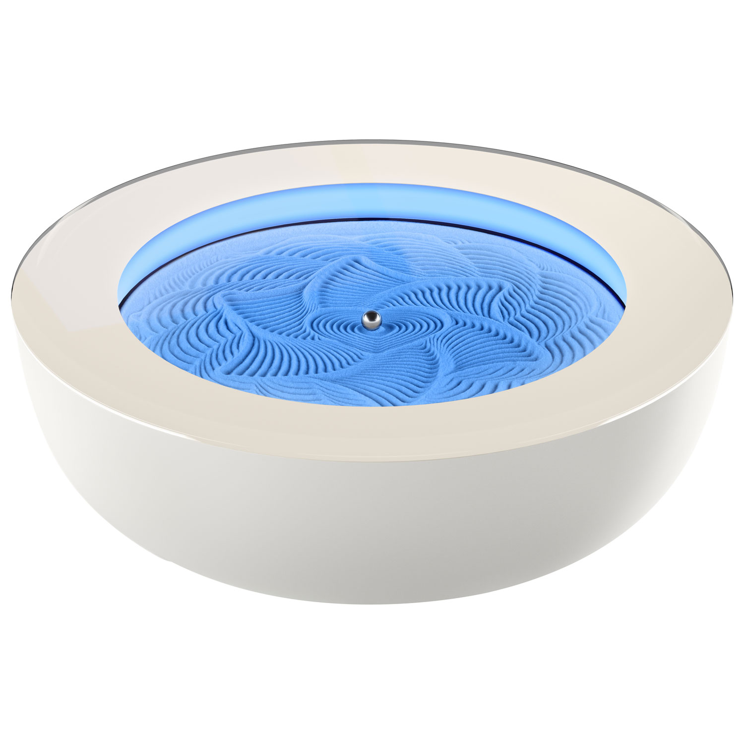 Table de sable cinétique de 21 po Drift Sandscape de HoMedics - Crème