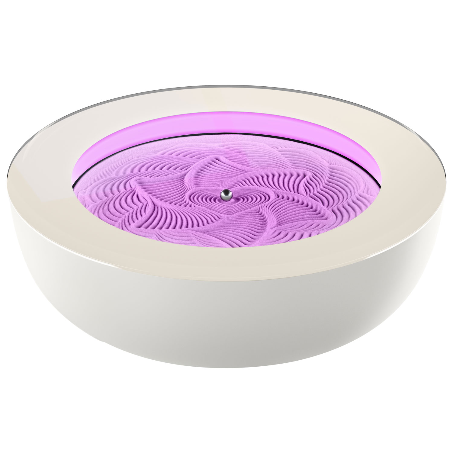 Table de sable cinétique de 21 po Drift Sandscape de HoMedics - Crème