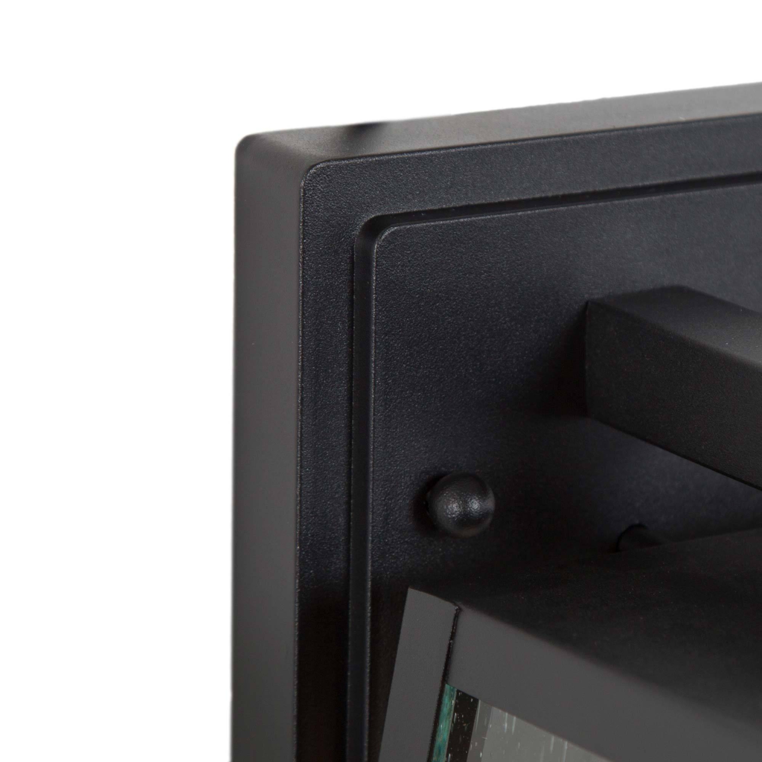 Applique d’extérieur moderne à 1 ampoule, noir mat