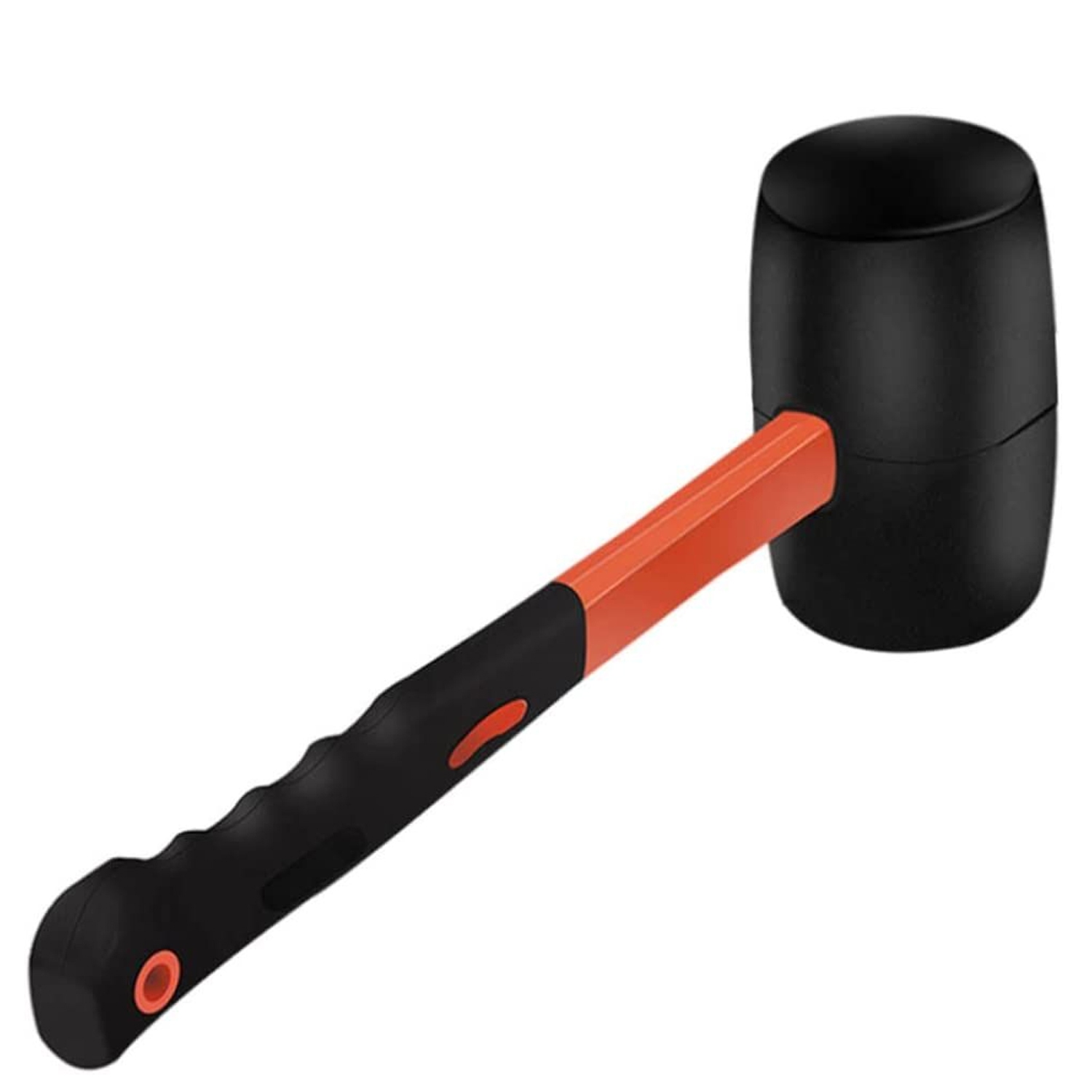 Rubber Mallet Hammer Non-Slip with Fiberglass Handle