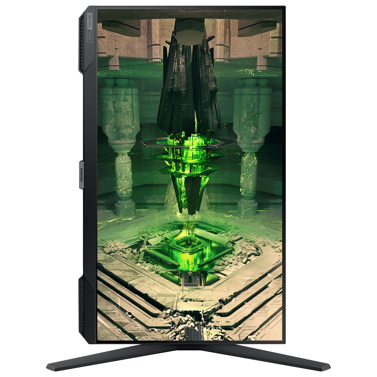 Moniteur de jeu FreeSync DEL IPS HD intégrale 1080p 240 Hz de 27 po Odyssey G4 de Samsung avec temps de réponse de 1 ms gris à gris - Noir