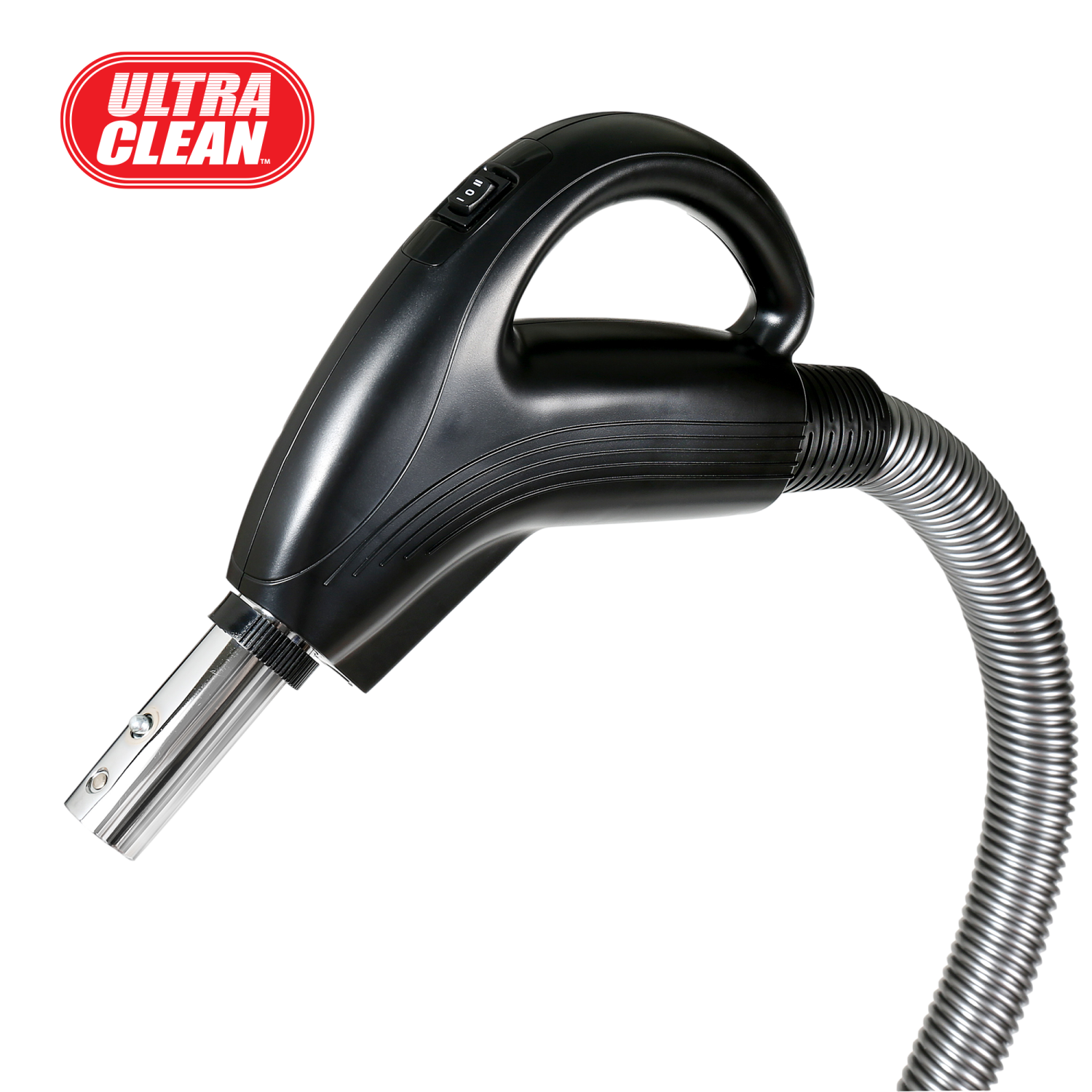ULTRA CLEAN Central Vacuum Most Popular Air Hose - Low Voltage 24 V on/off switch handle operates non-electric attachments - Designed to fit All