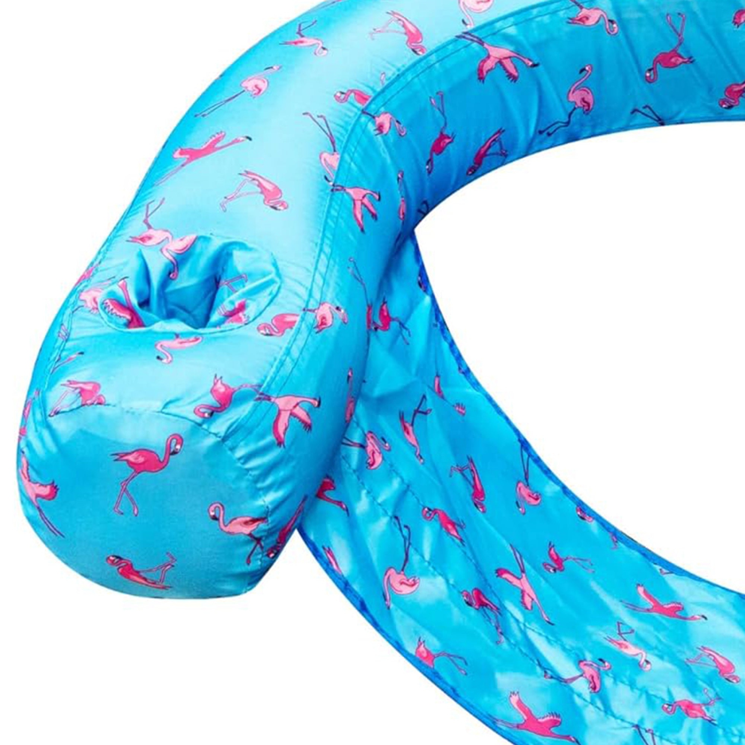 Flamingo Fabric Covered Floating U-Seat Pool Chair Float - 32"