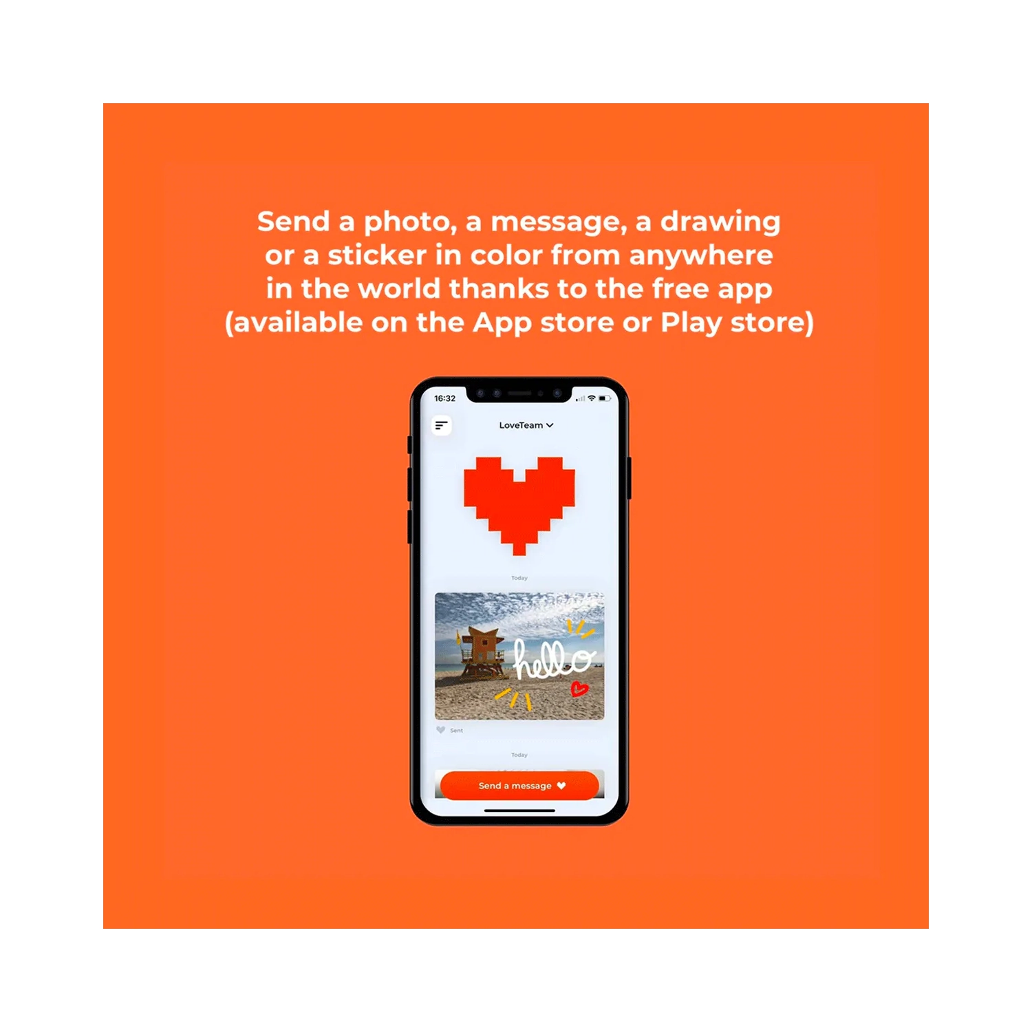 Lovebox Couleur & Photo - Boîte à Amour connectée