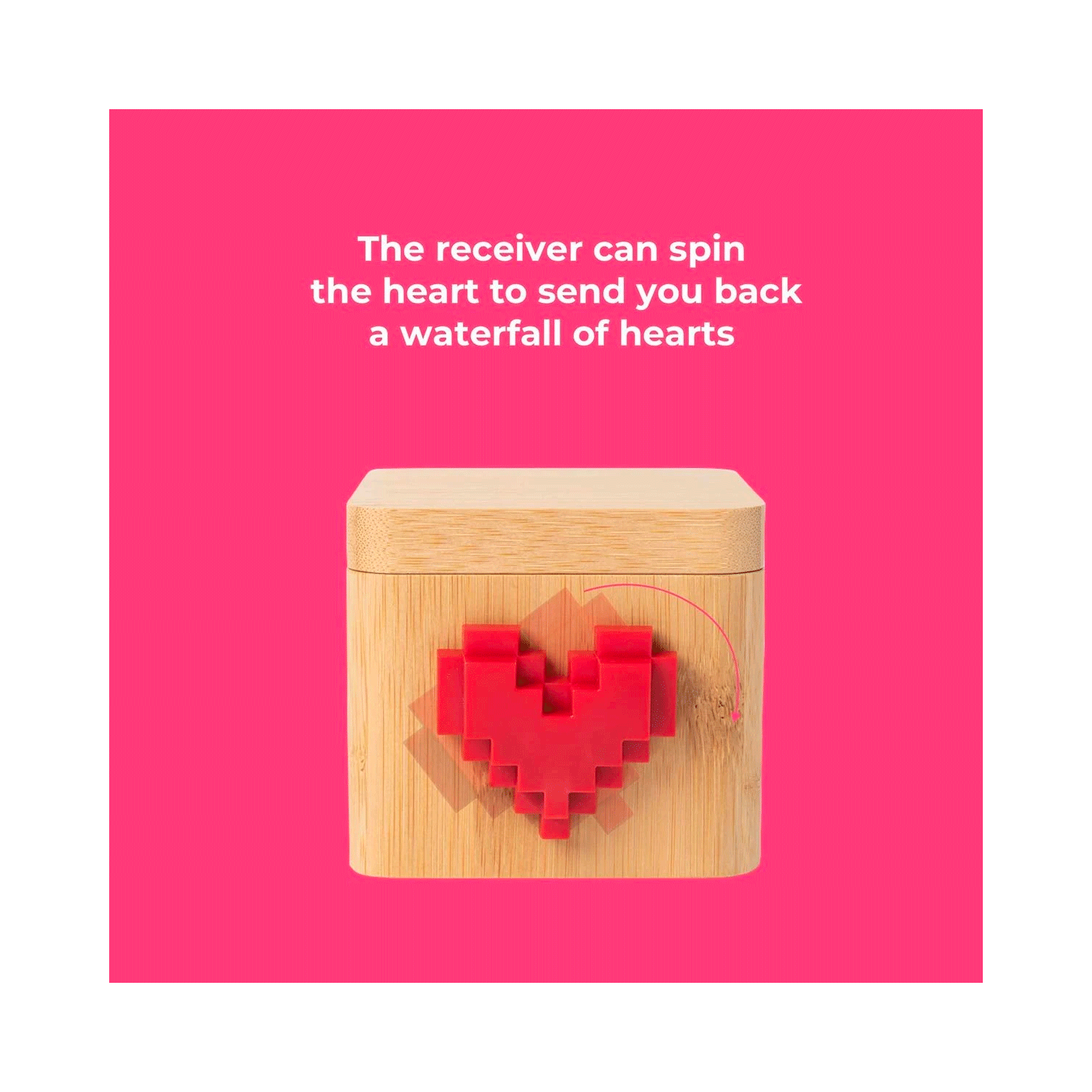 Lovebox Noir & Blanc - Boîte à Amour connectée