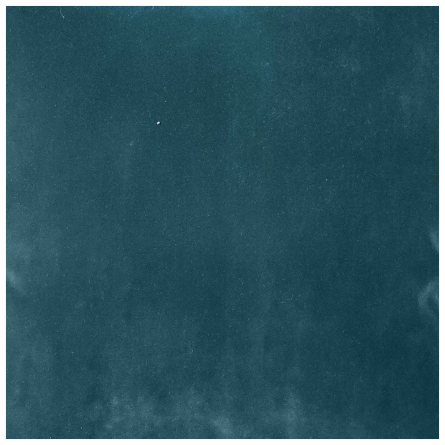 Castello Teal Blue Velvet Throw Pillow 20x20 with Polyfill Pillow Insert