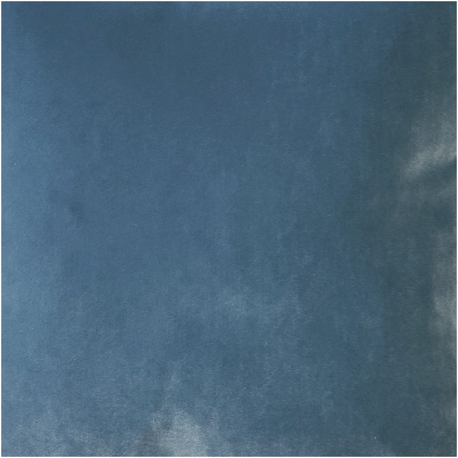 Castello Provincial Blue Velvet Throw Pillow 17x17 with Polyfill Pillow Insert