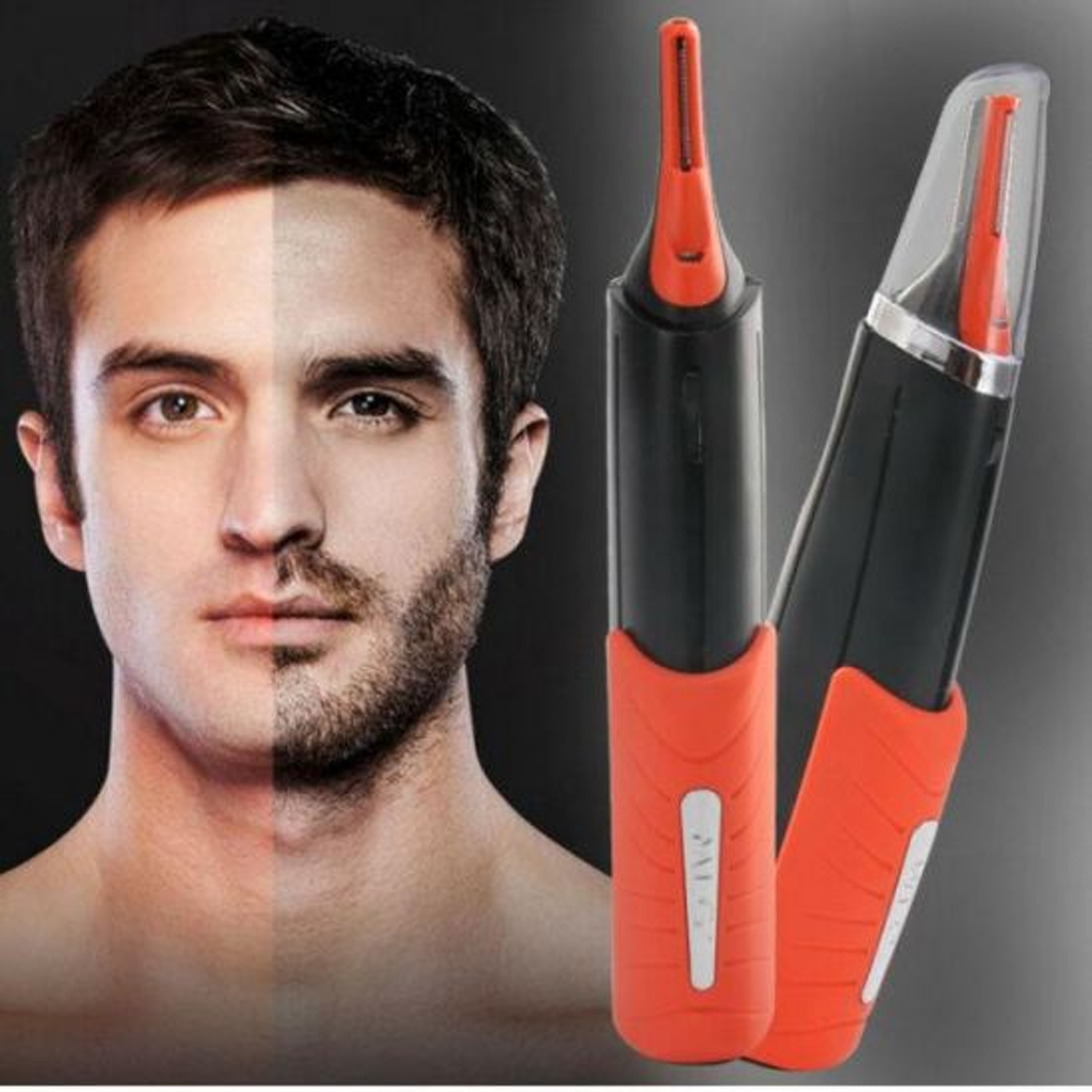 ISTAR All-In-One Switchblade Hair Trimmer To Toe Nose Ear & Hair Trimmer Anti-Slip Handle with LED Light