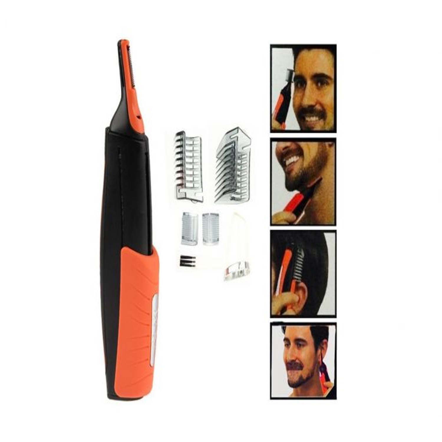 ISTAR All-In-One Switchblade Hair Trimmer To Toe Nose Ear & Hair Trimmer Anti-Slip Handle with LED Light