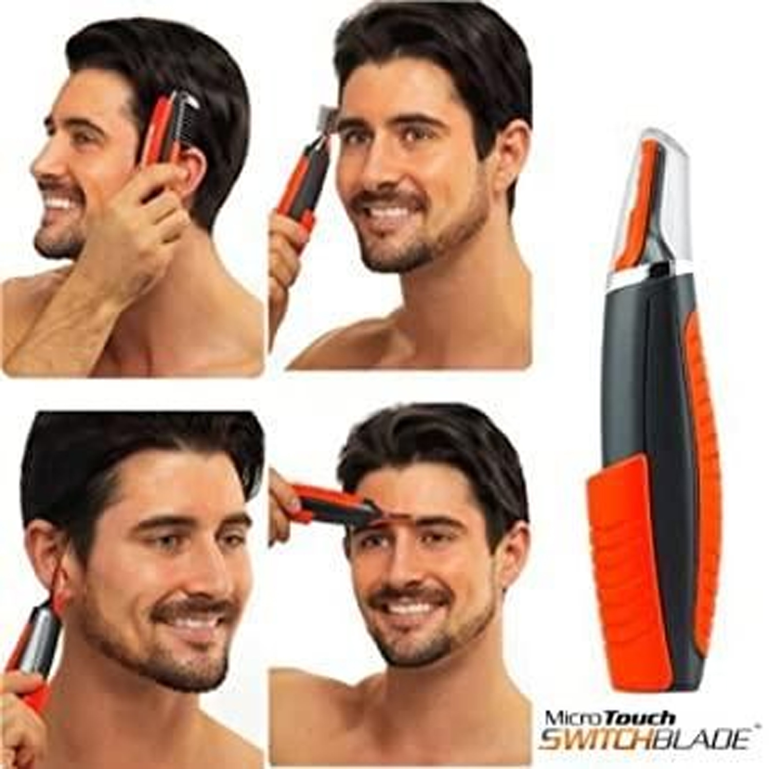 ISTAR All-In-One Switchblade Hair Trimmer To Toe Nose Ear & Hair Trimmer Anti-Slip Handle with LED Light
