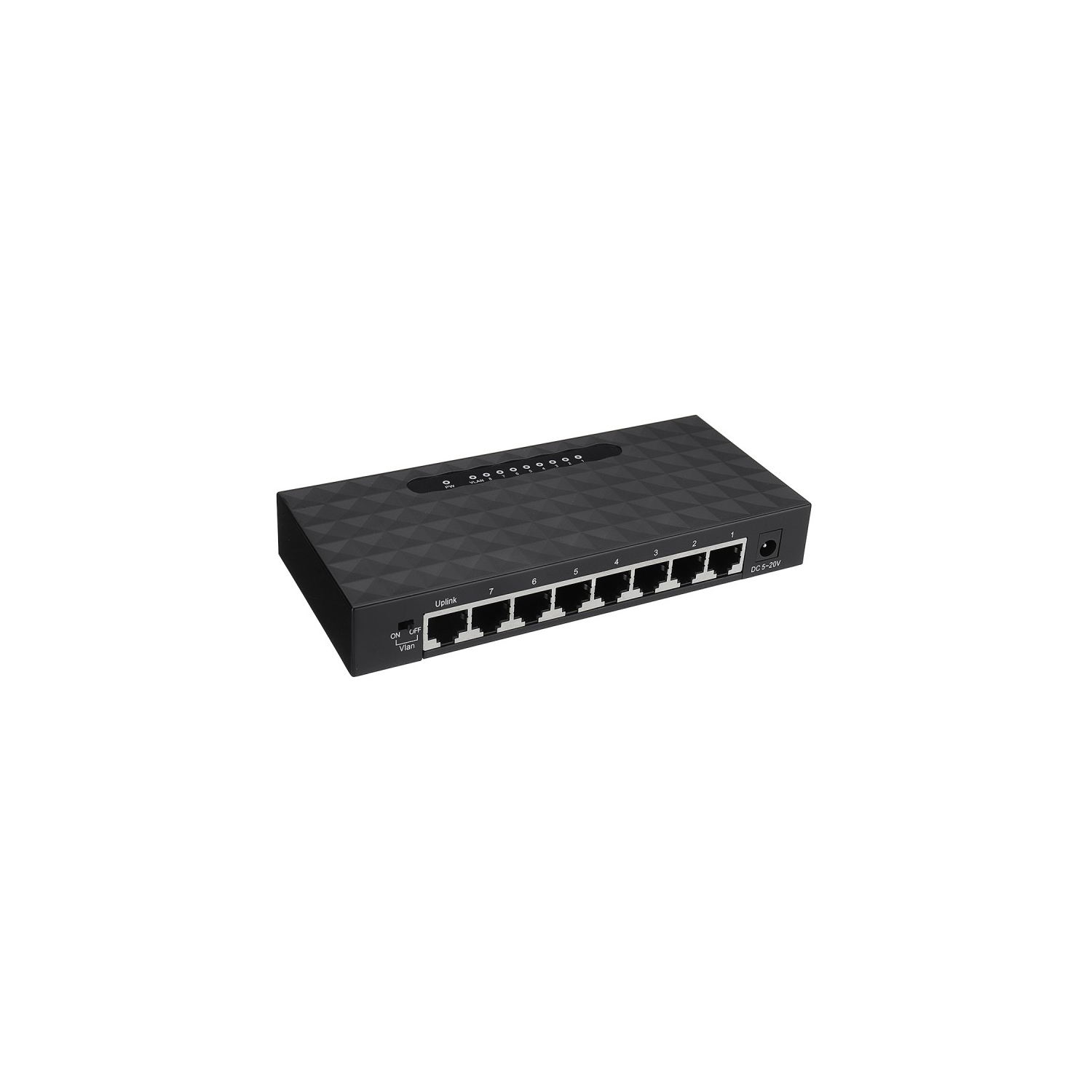 8-Port RJ45 10/100Mbps Ethernet Network Switch For HDMI Over CAT5