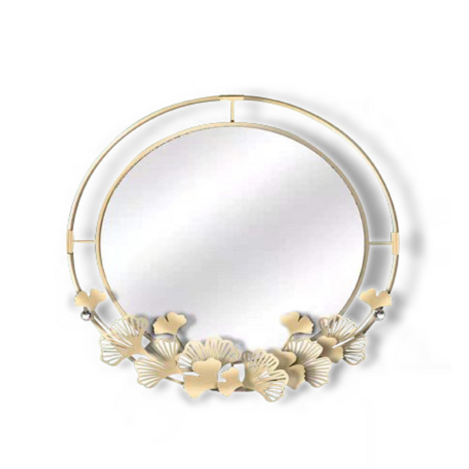 Square metal decorative mirror