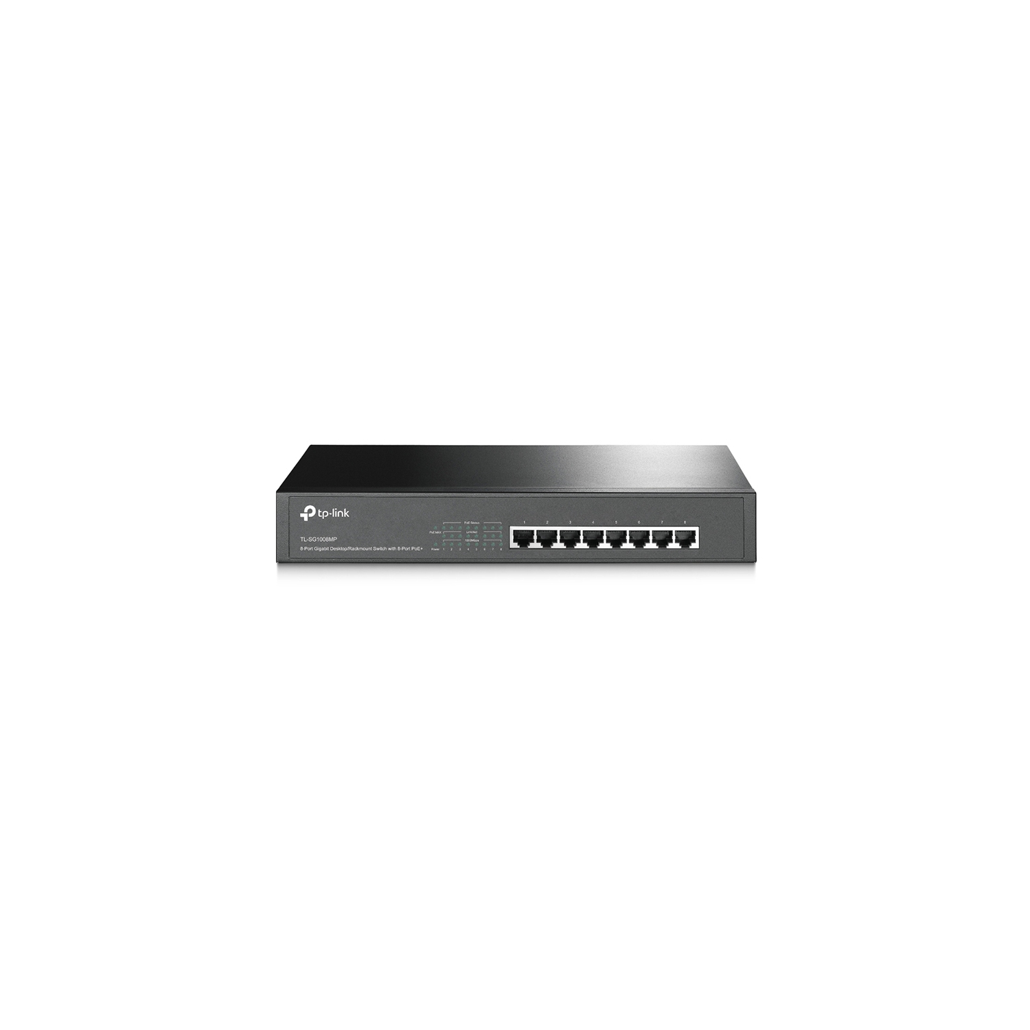 Commutateur Gigabit de bureau/étagère à 8 ports TL-SG1008MP de TP-Link avec PoE+ à 8 ports