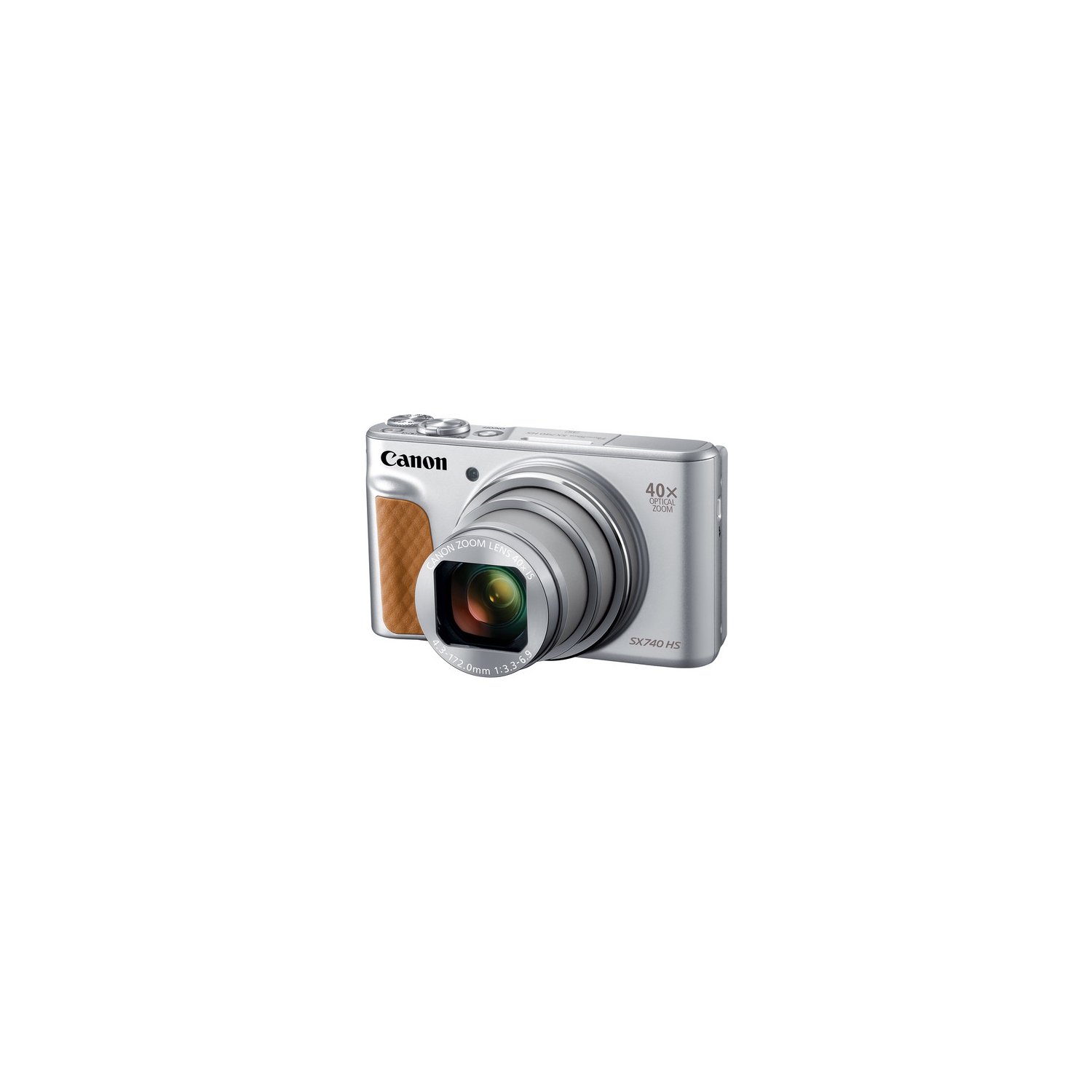 Canon PowerShot SX740 HS Digital Camera - Silver with Carry Case