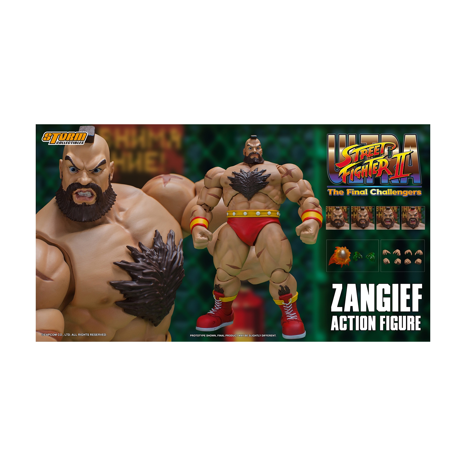 Street Fighter The Final Challenger 9 Inch Action Figure - Zangief