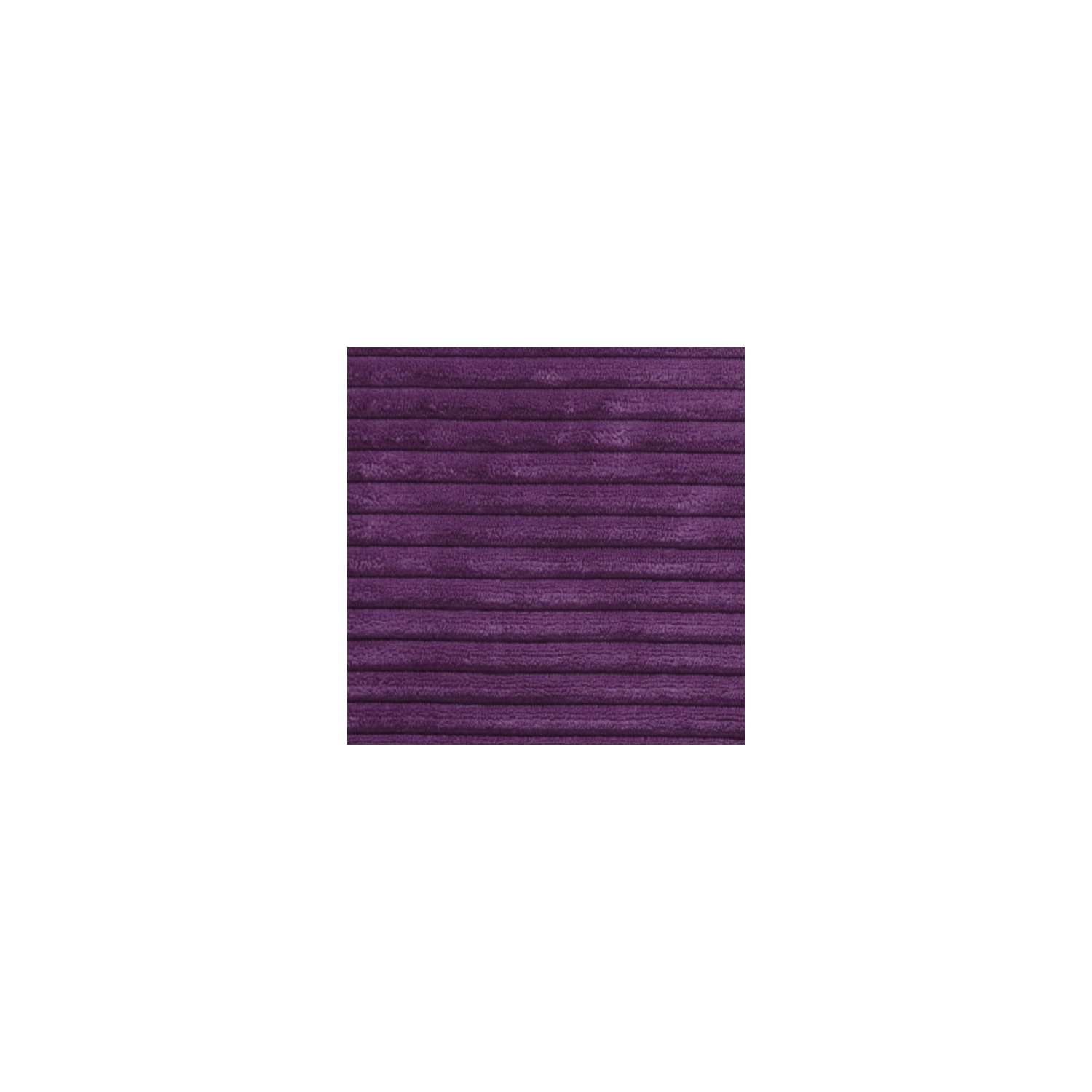 Wide Wale Corduroy Purple Throw Pillow, 12"x20"