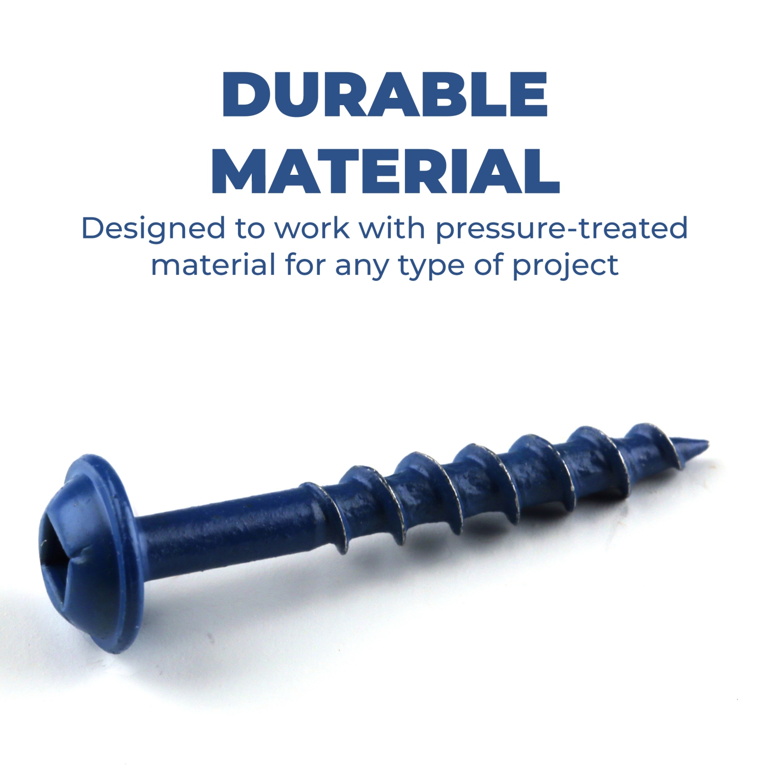 Kreg SML-C125B-100 Blue-Kote Weather Resistant Pocket Screws, 1 1/4 Inch, #8 Coarse Thread, Maxi-Loc Head,