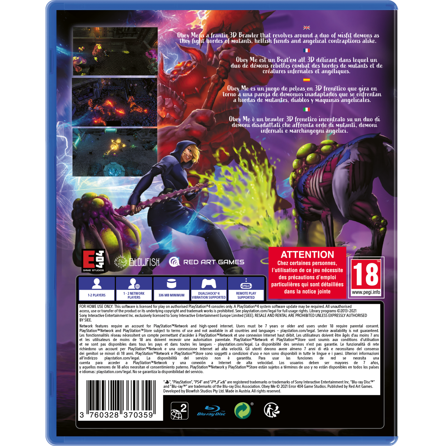 Obey Me [PlayStation 4]