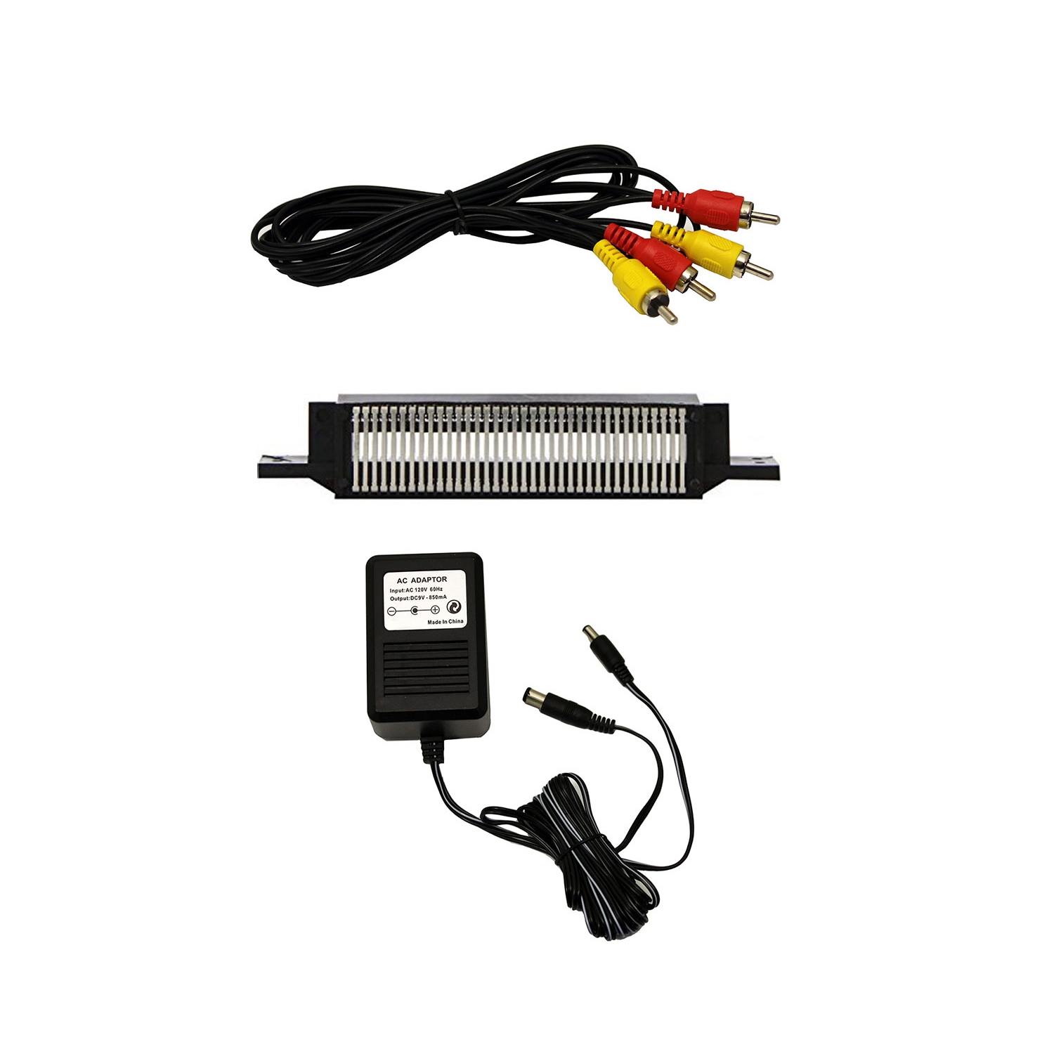 Ensemble de pièces NES - connecteur 72 broches, câble AV et adaptateur d’alimentation - sur mars