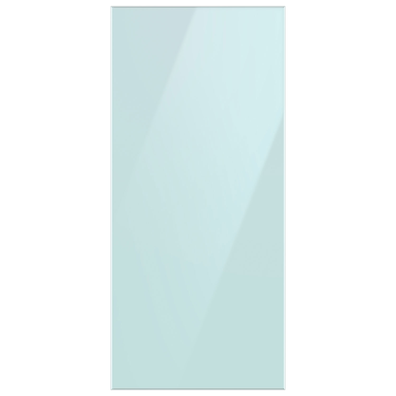 Panneau pour réfrigérateur à 4 portes polyvalent BESPOKE de Samsung - Panneau supérieur - Verre bleu matin