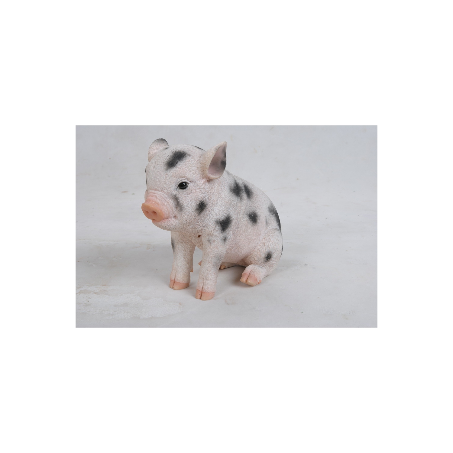 Hi-Line Gift Ltd Sitting Baby Pig with Black Spots