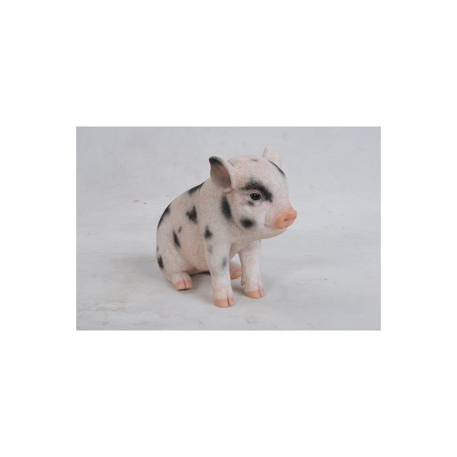 Hi-Line Gift Ltd Sitting Baby Pig with Black Spots