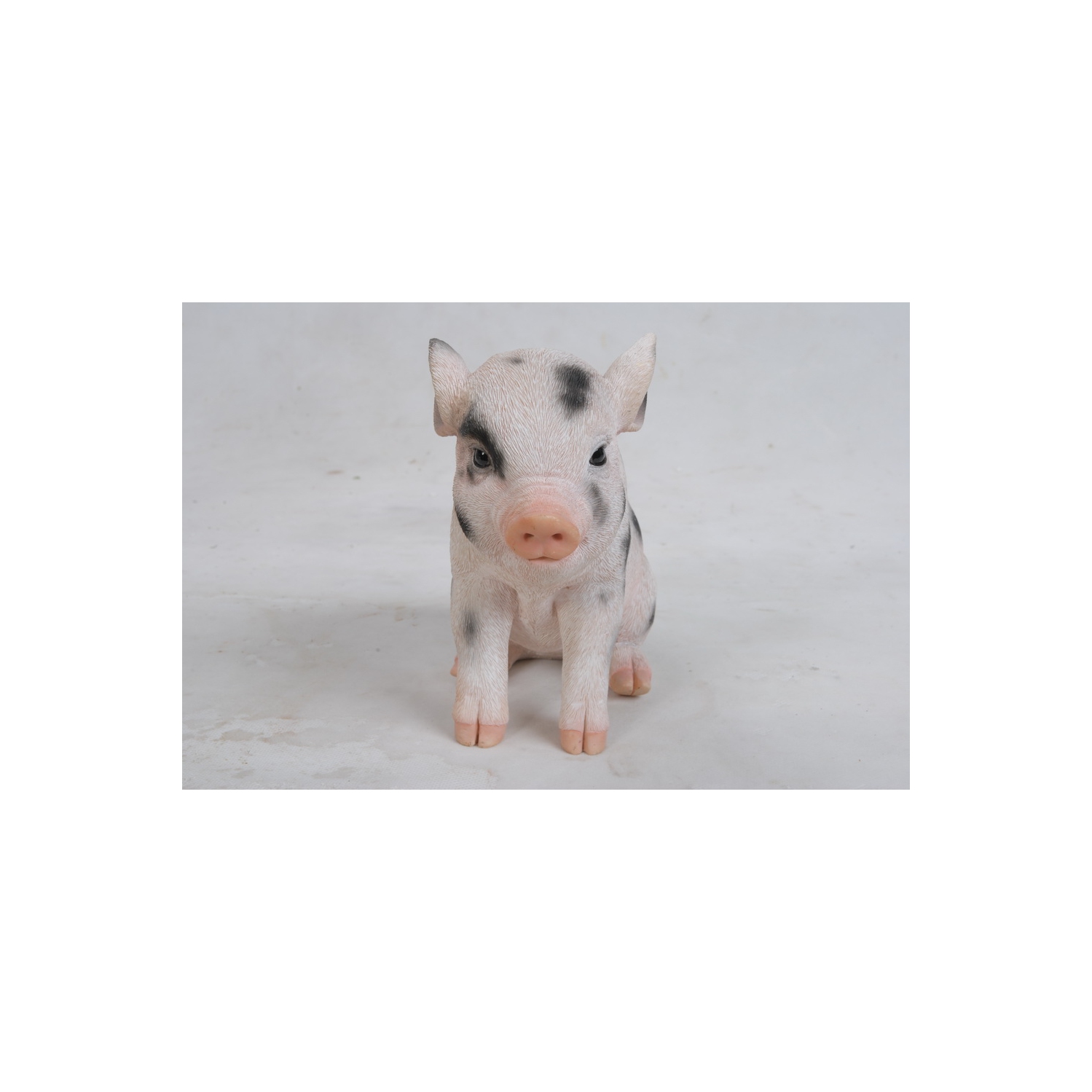 Hi-Line Gift Ltd Sitting Baby Pig with Black Spots