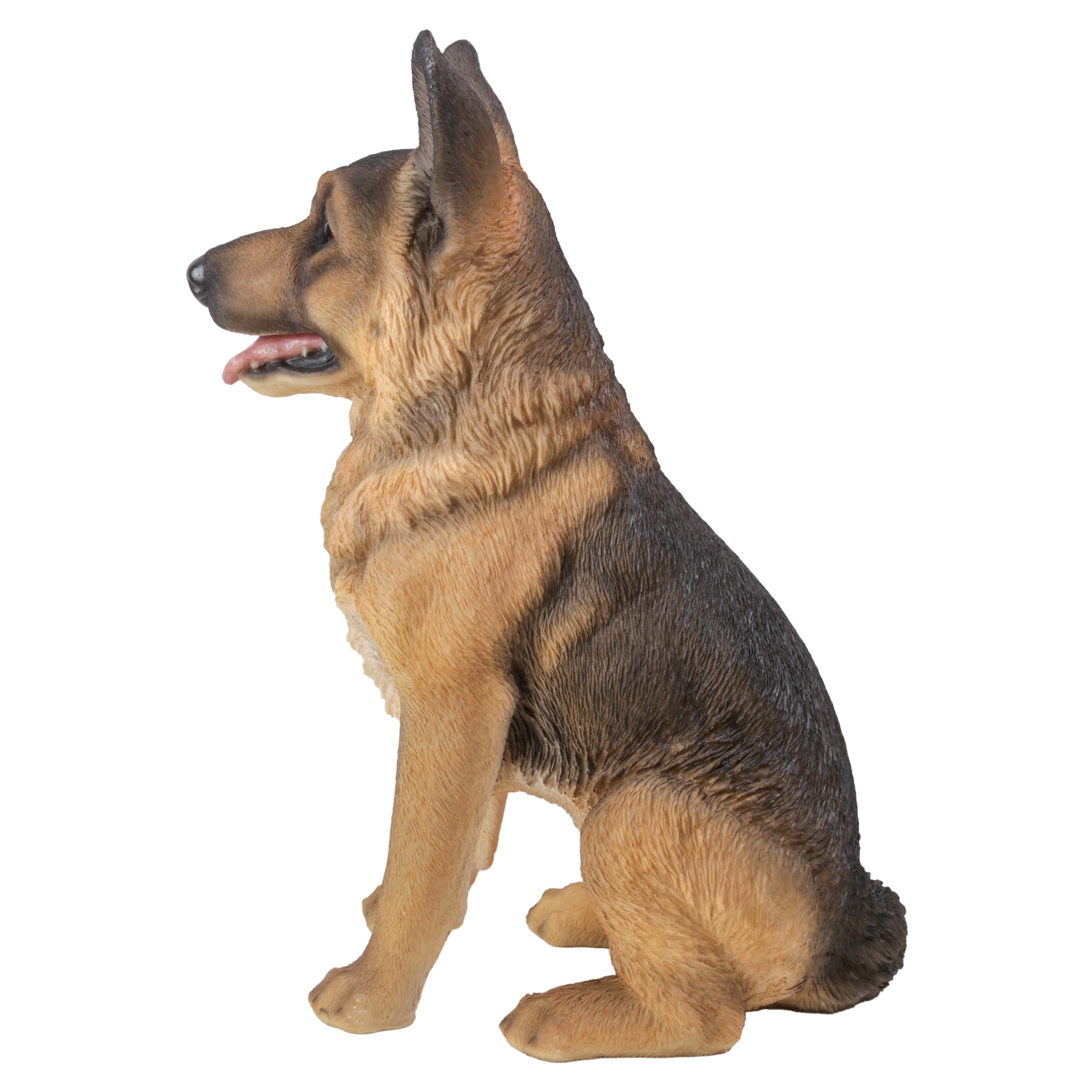Hi-Line Gift Ltd Small German Shepherd Sitting Garden Statue