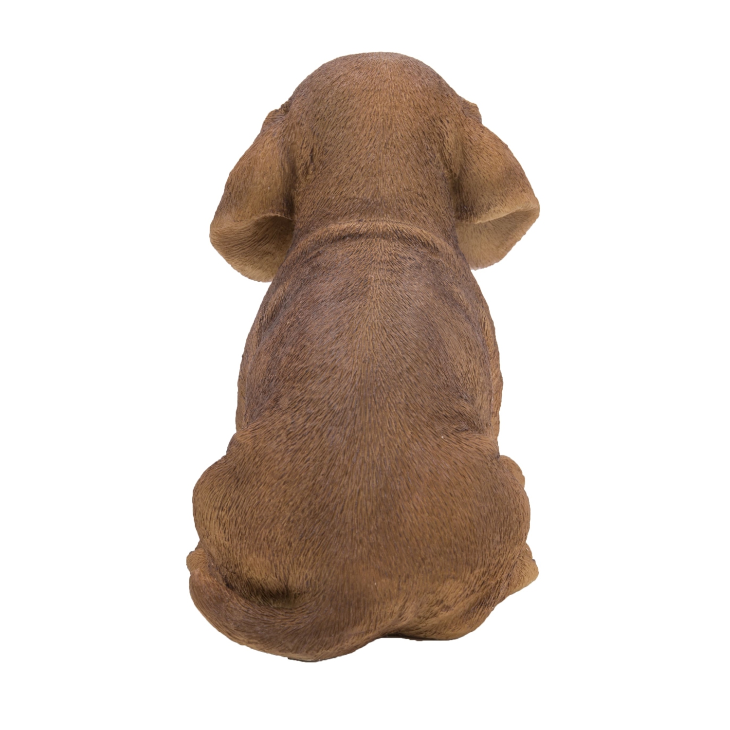 Hi-Line Gift Ltd Brown Dachshund Sitting Garden Statue