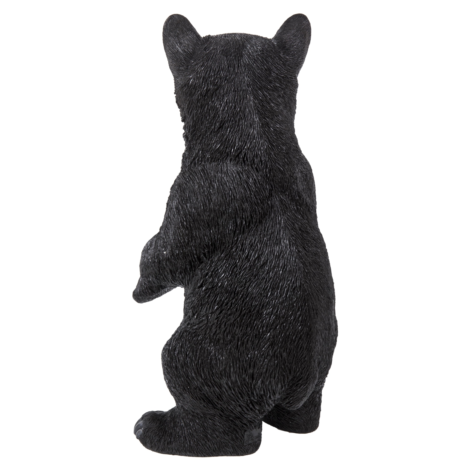 Hi-Line Gift Ltd Black Bear Cub Standing Garden Statue