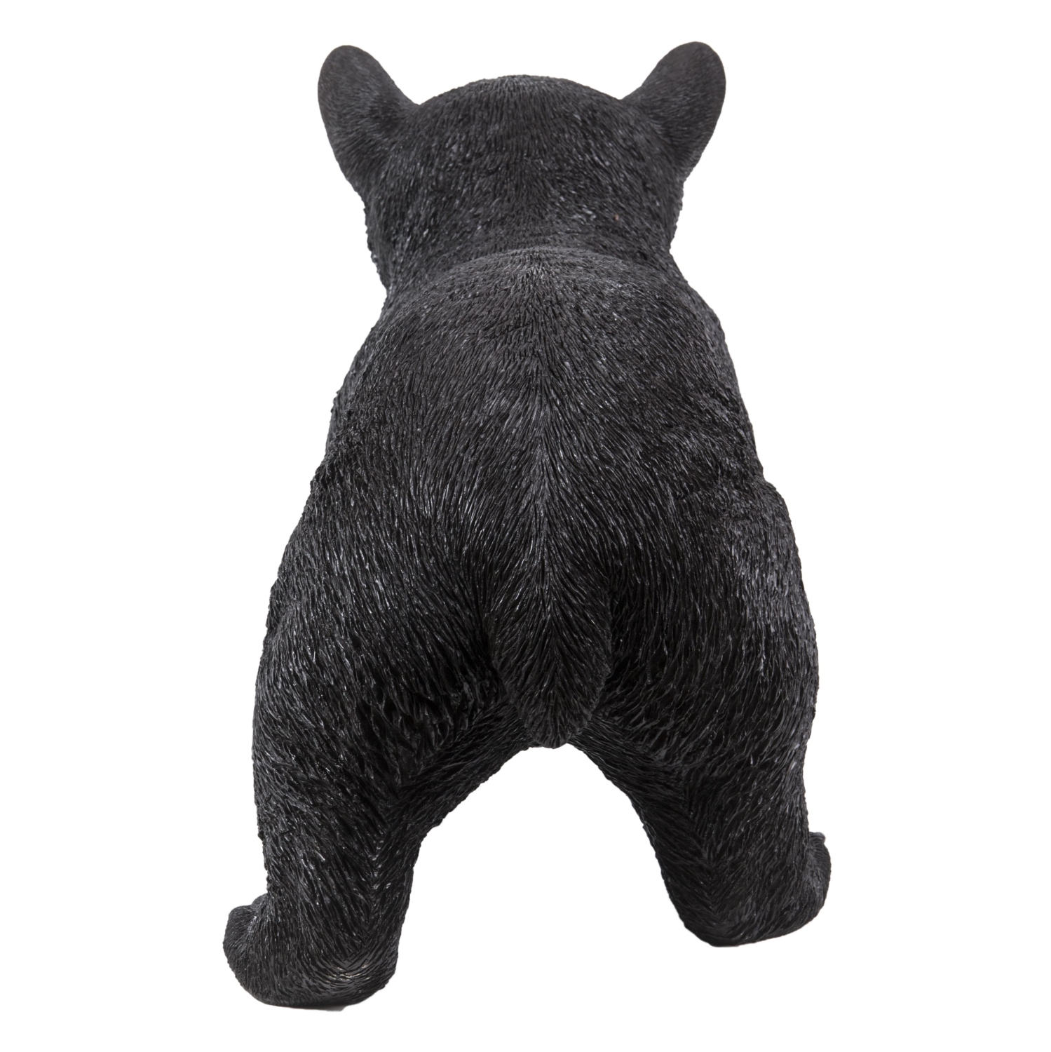 Hi-Line Gift Ltd Black Bear Cub Walking Garden Statue