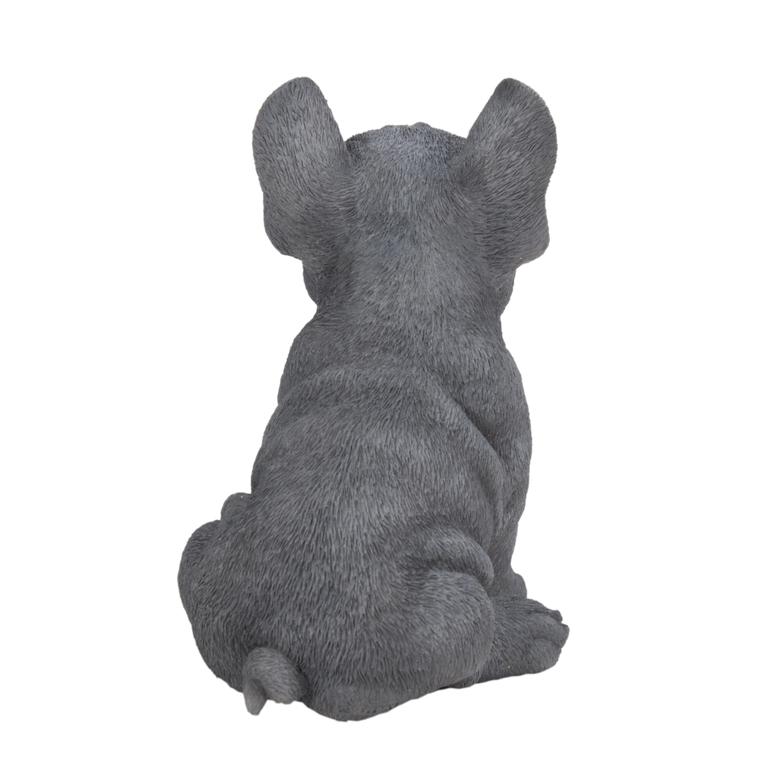 Hi-Line Gift Ltd Blue French Bulldog Puppy Sitting Garden Statue