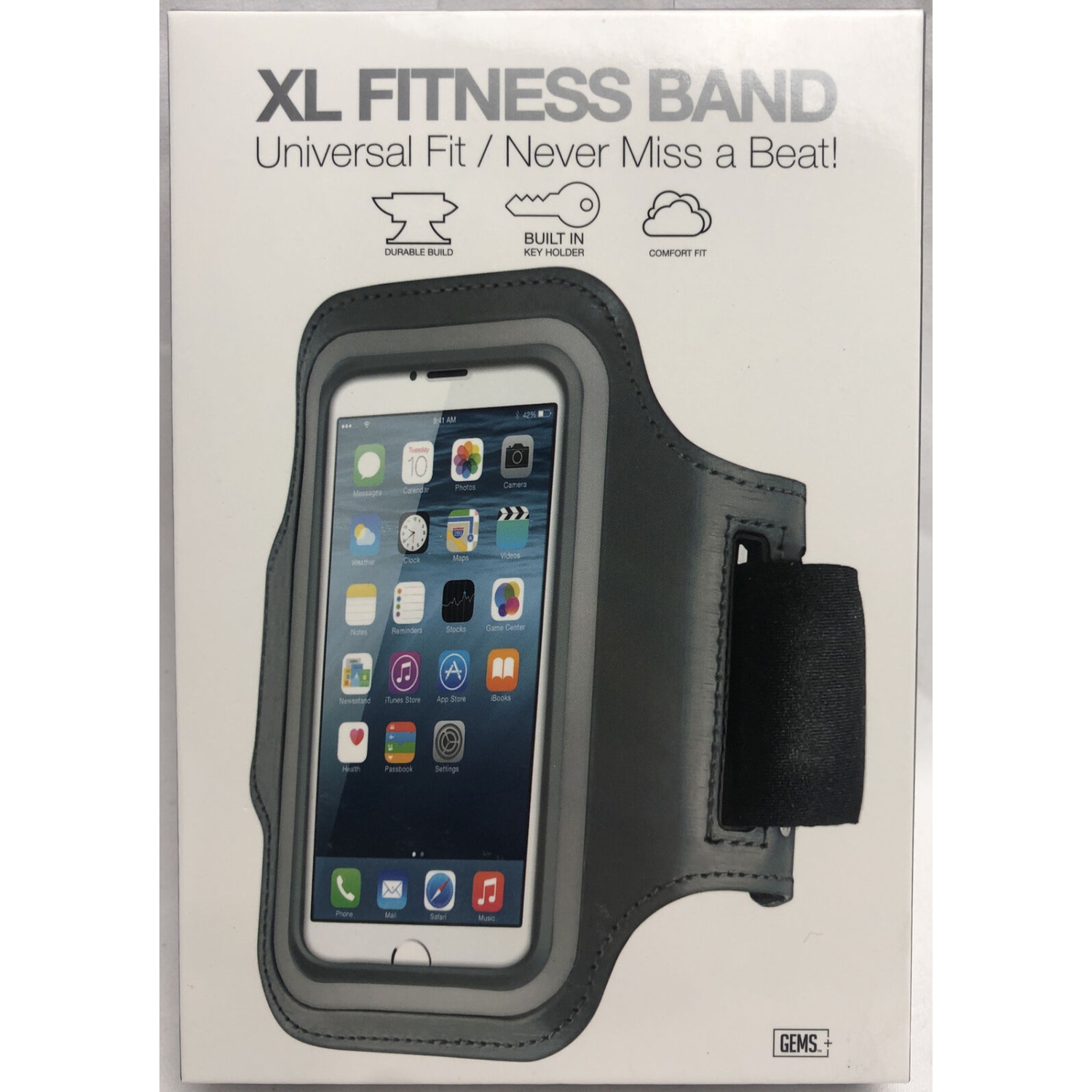 GEMS+ XL Fitness Band for Iphone 6 - 4.7"
