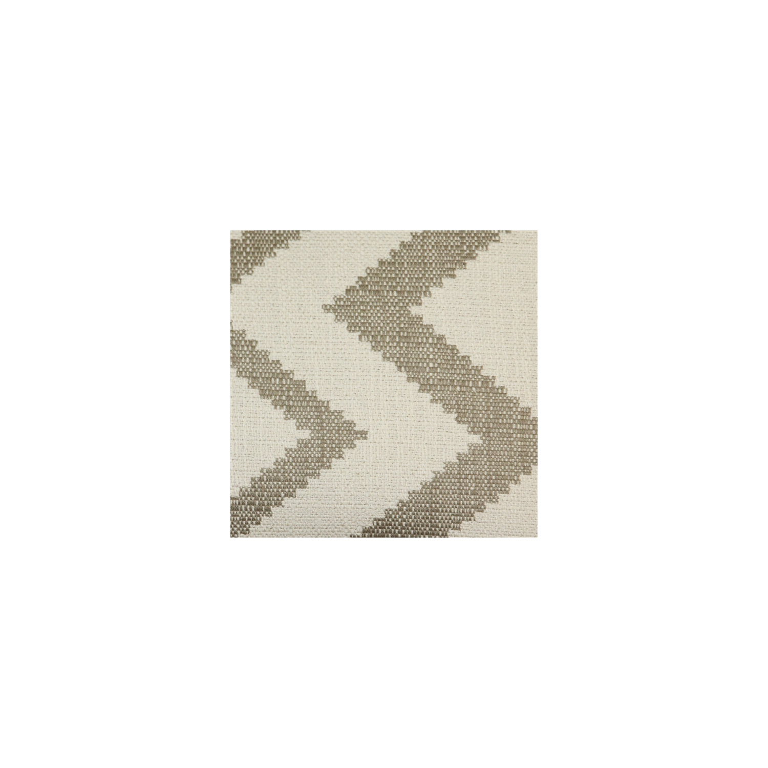 Lorenzo Zigzag Cream Throw Pillow, 12"x20"
